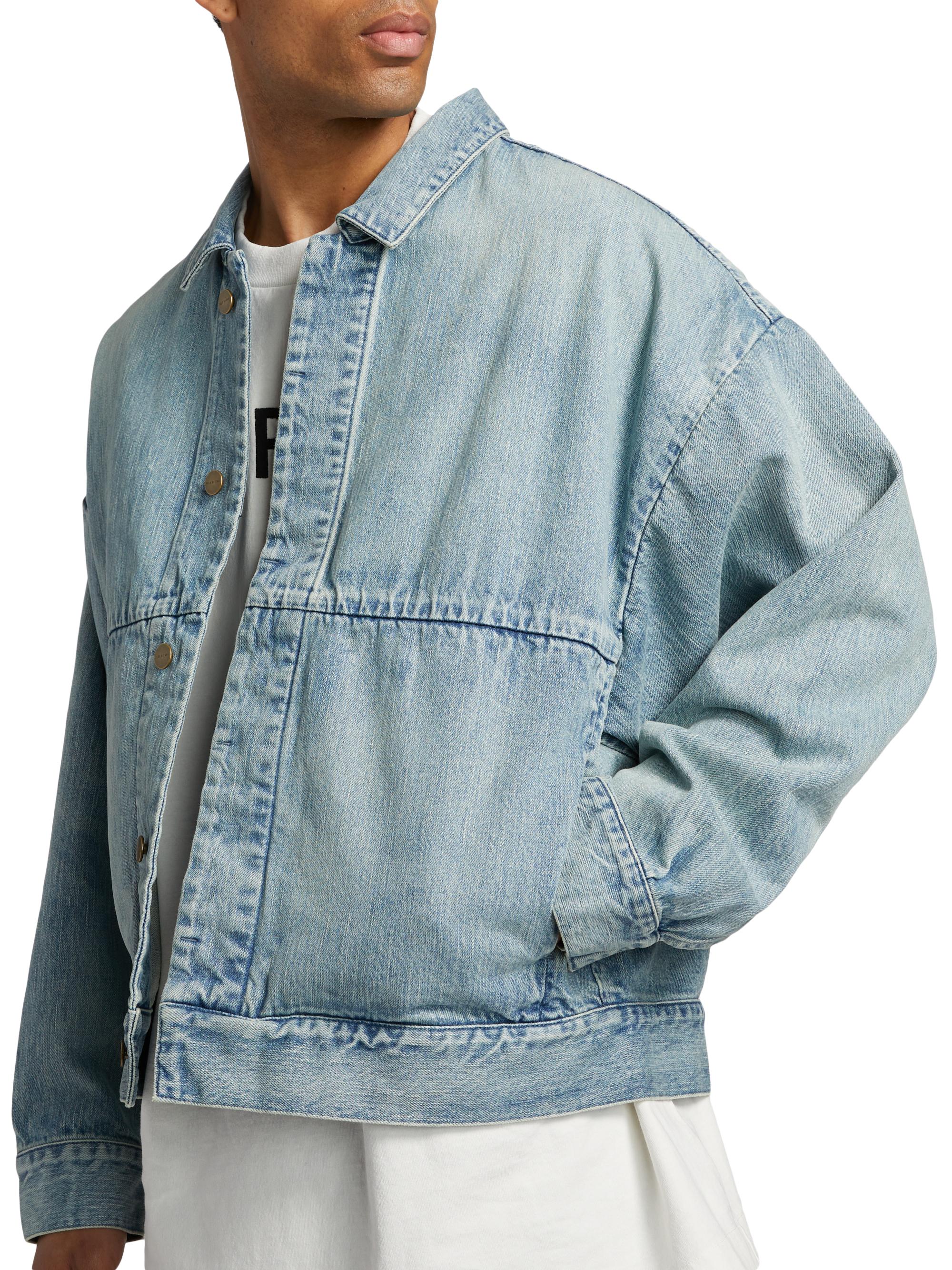 Fear of God Denim Trucker Jacket | Saks Fifth Avenue