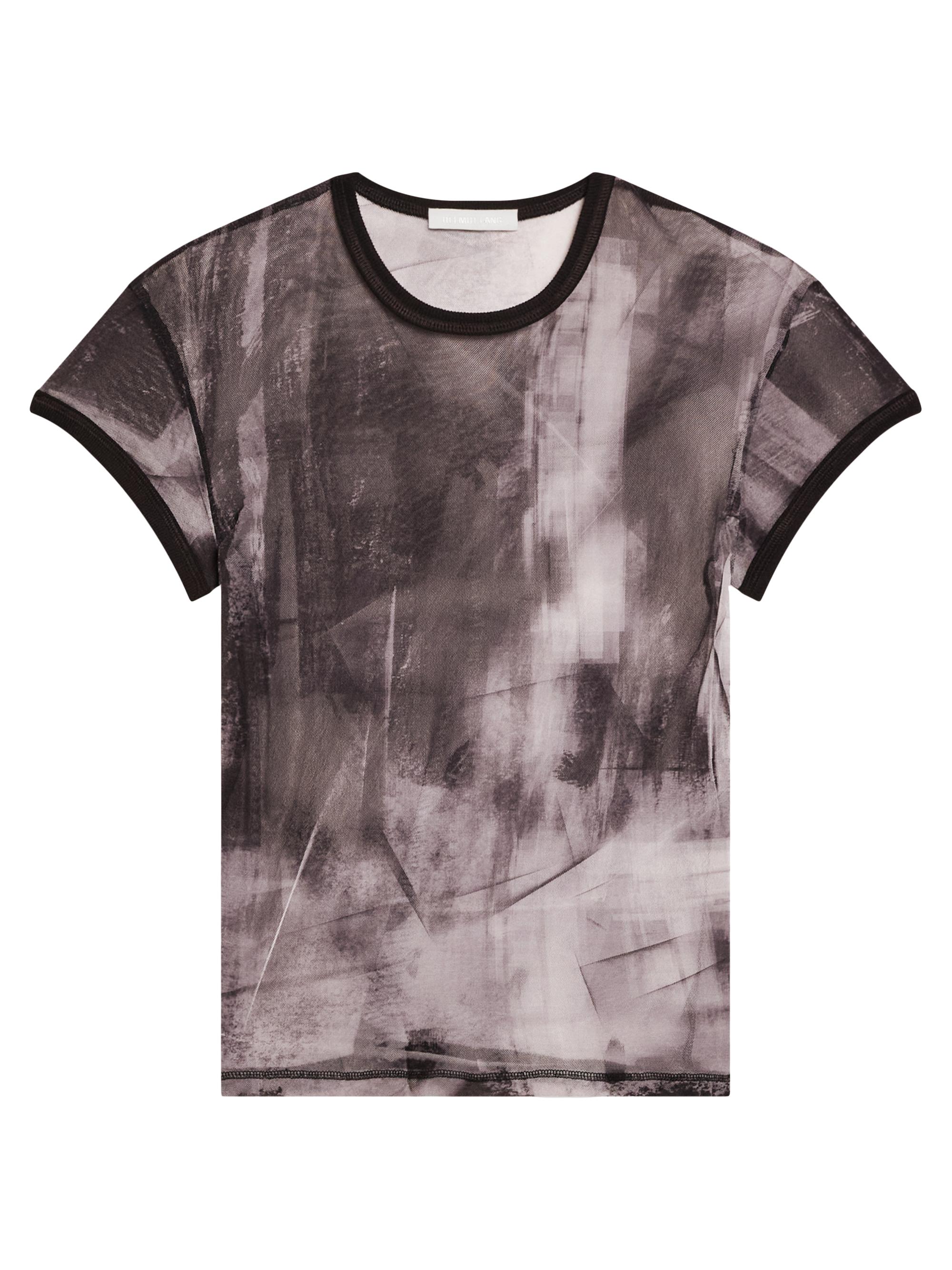 Helmut Lang Women's Printed Slim-Fit T-Shirt - Black Multi