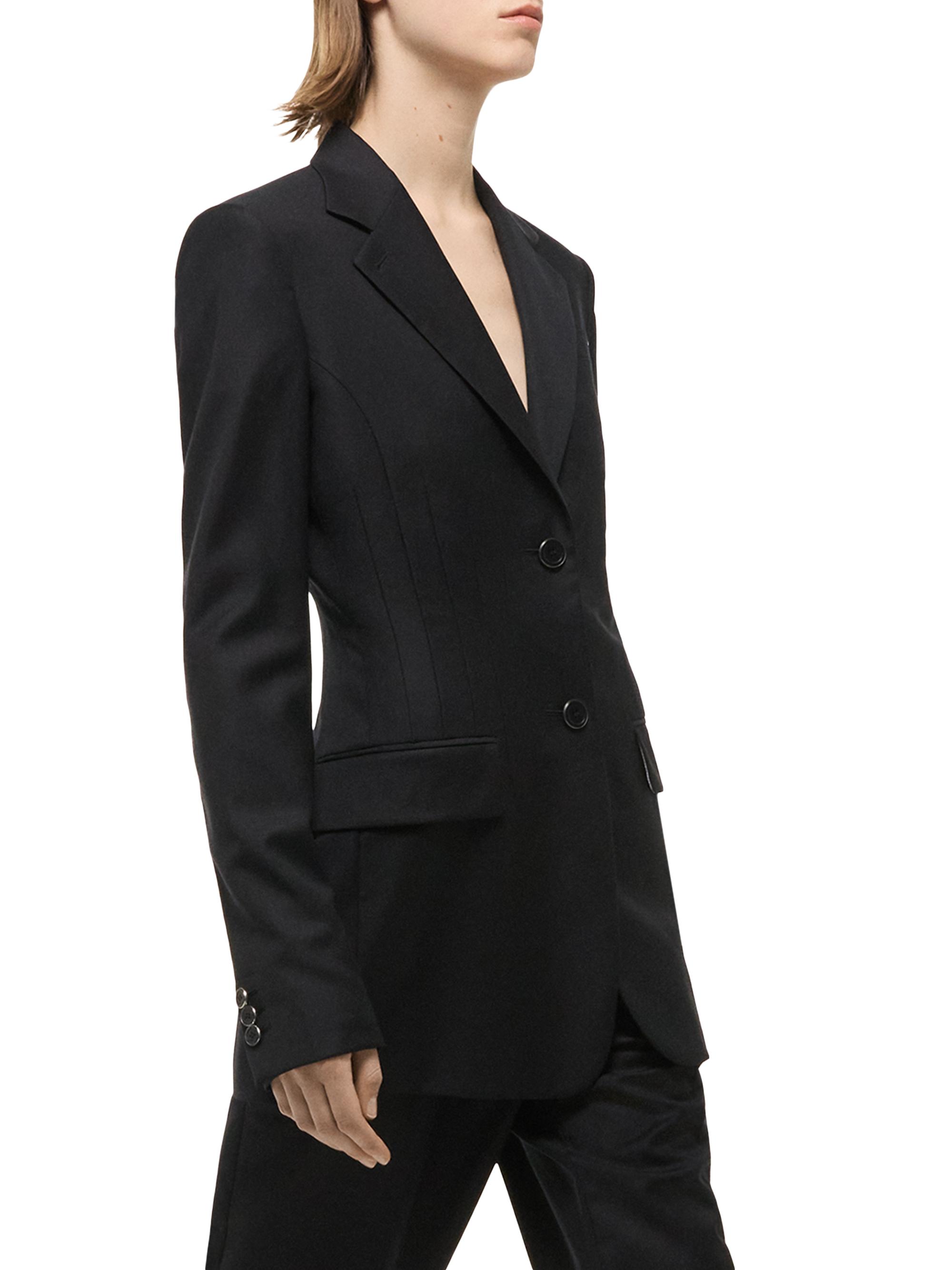 Helmut Lang Darted Wool Blazer | Saks Fifth Avenue