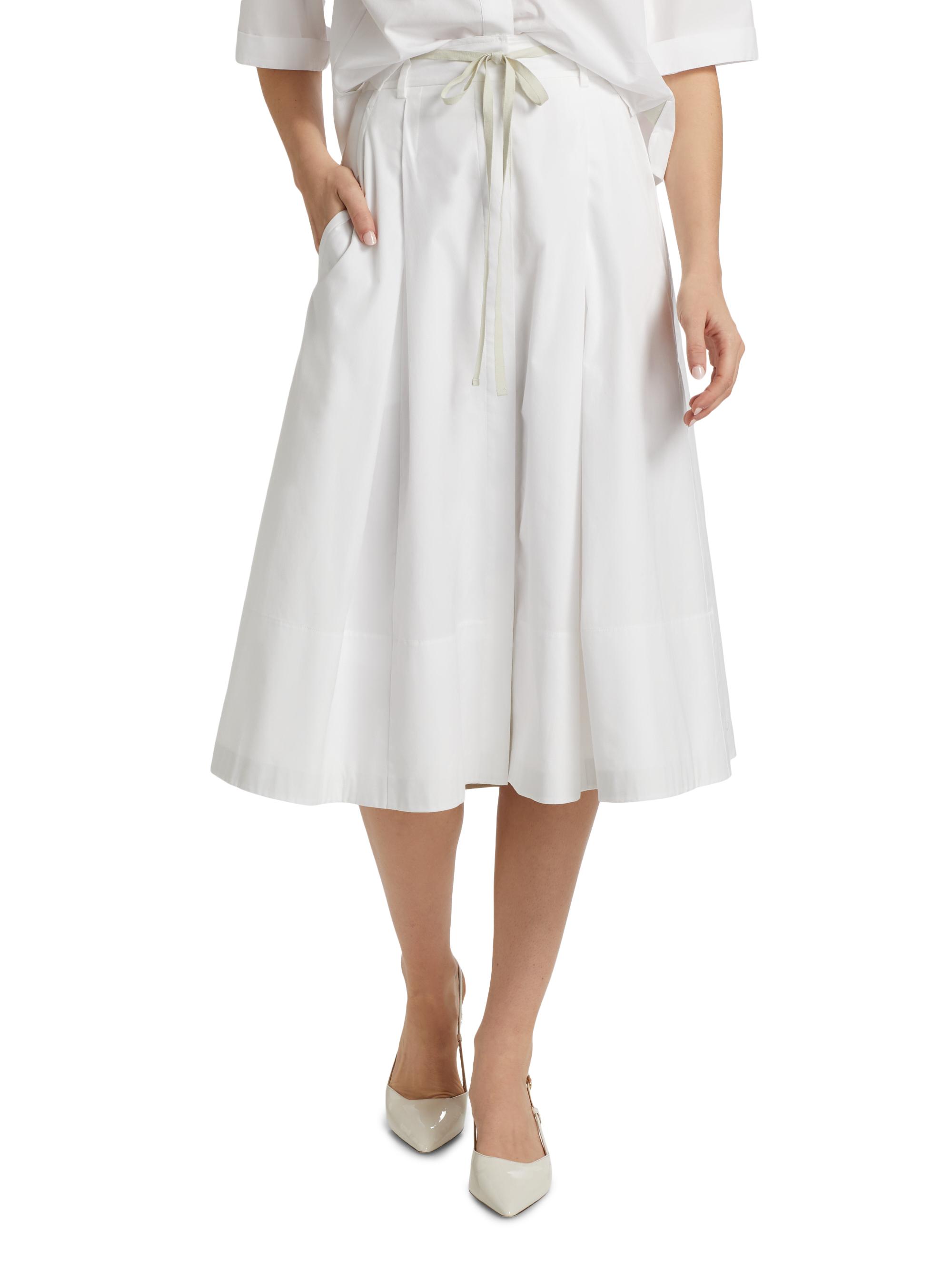 Vince Canvas-Taped Cotton Midi Skirt | Saks Fifth Avenue