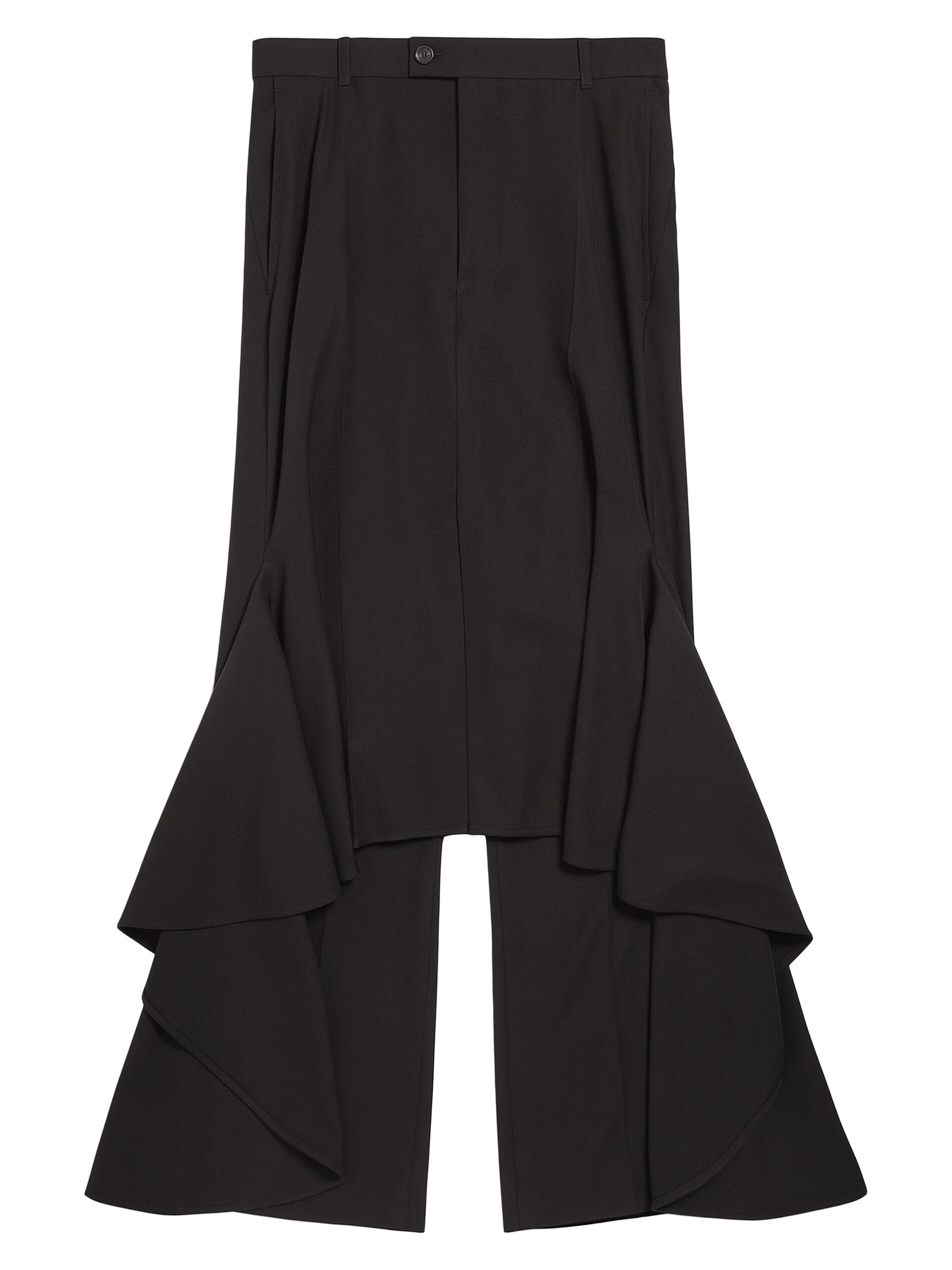 Balenciaga Women's Deconstructed Godet Skirt - Black