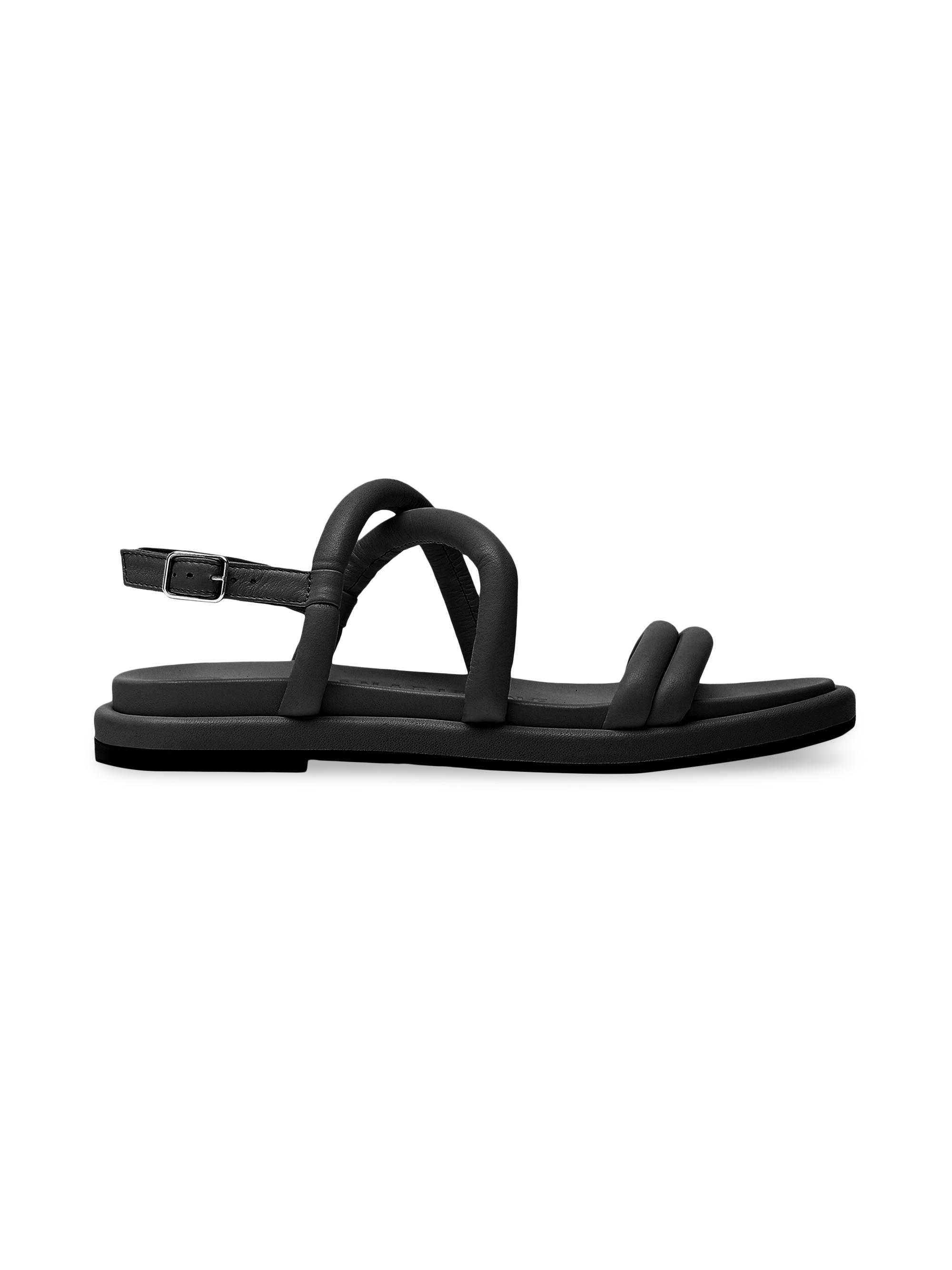 La Canadienne Women's Alias Leather Sandals - Black
