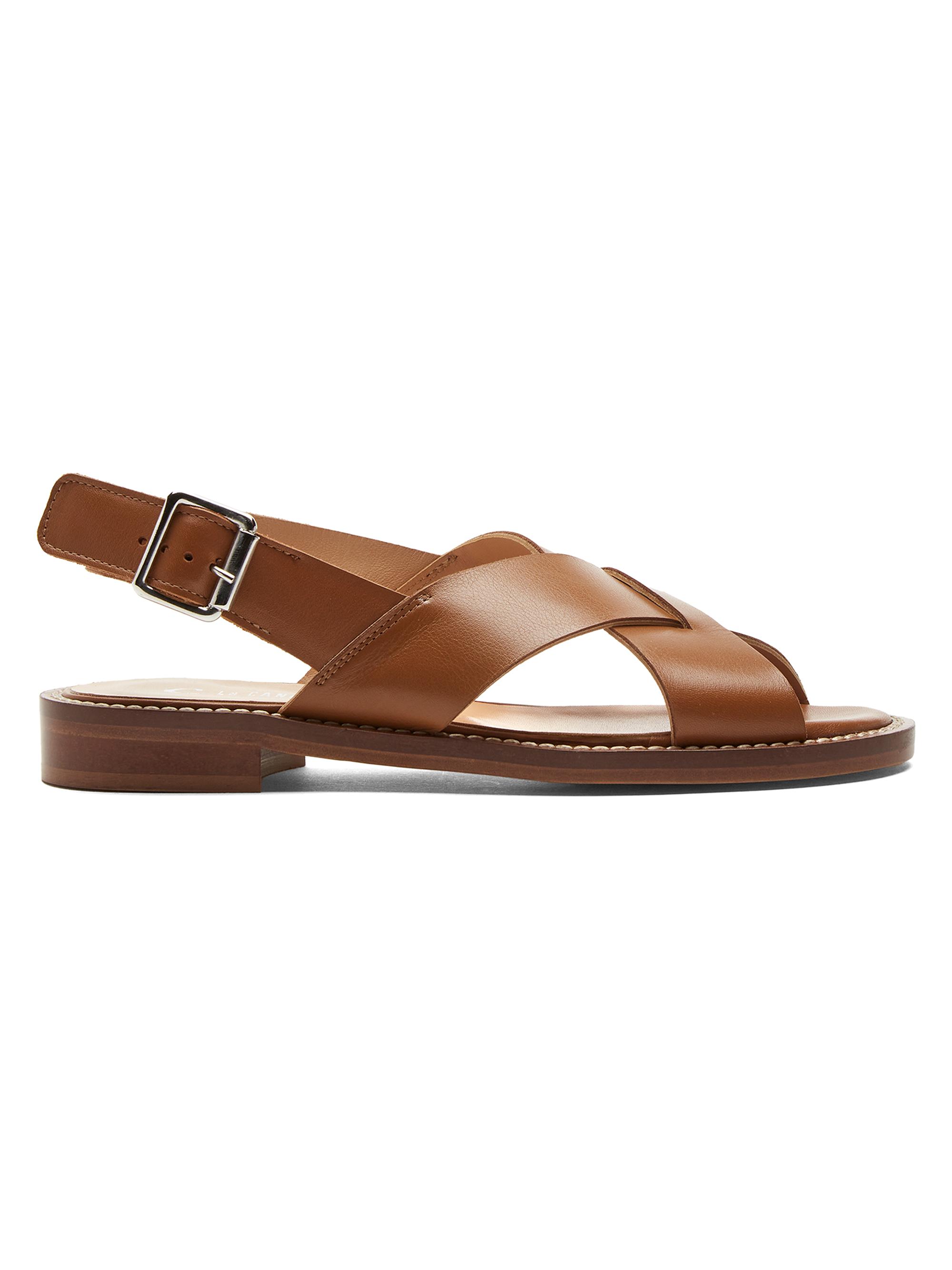 La Canadienne Women's Tracy Leather Sandals - Camel