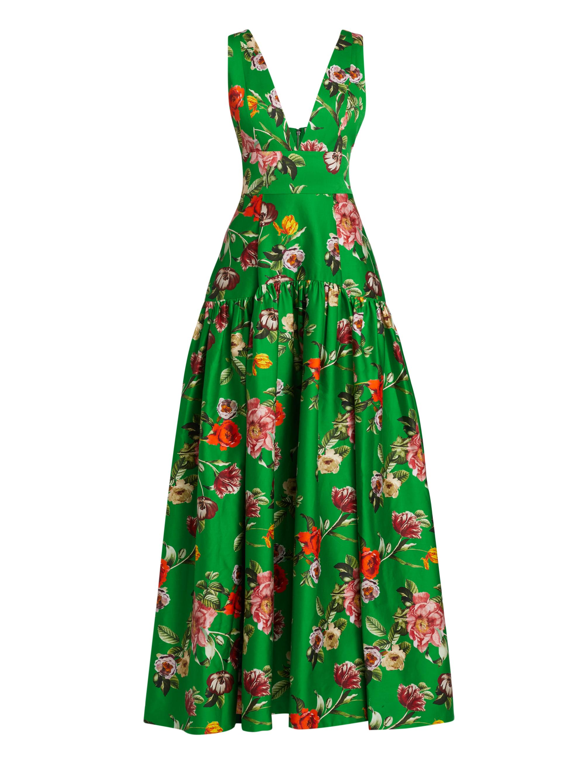 Alice + Olivia Women's Lila Floral Stretch-Cotton Dress - Hamptons Floral