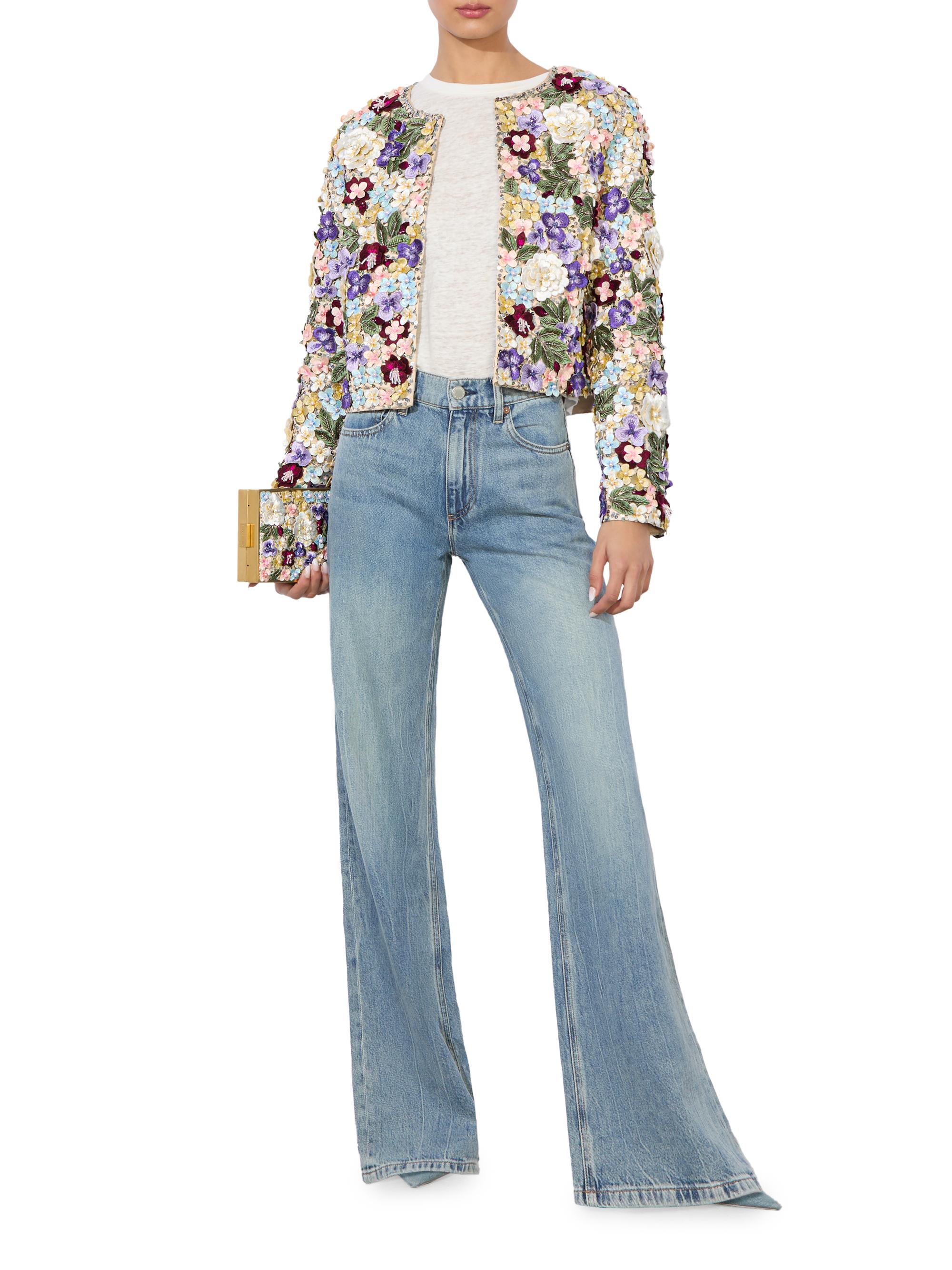 to alice 美品 Alice + Olivia Kidman Boxy Embellished Jacket | Saks Fifth