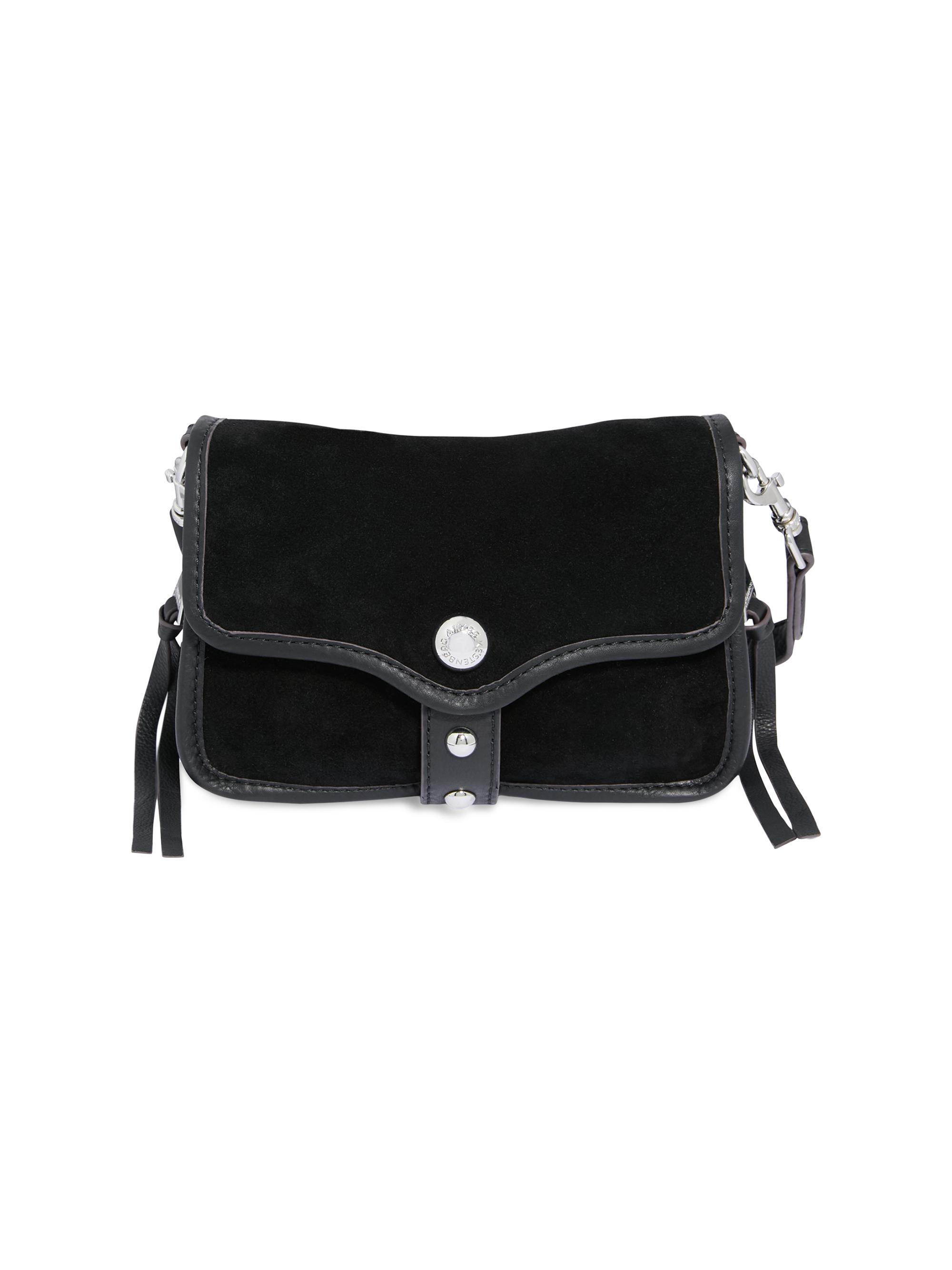 Aimee Kestenberg Women's Great Escape Suede Mini Crossbody Bag - Black Suede