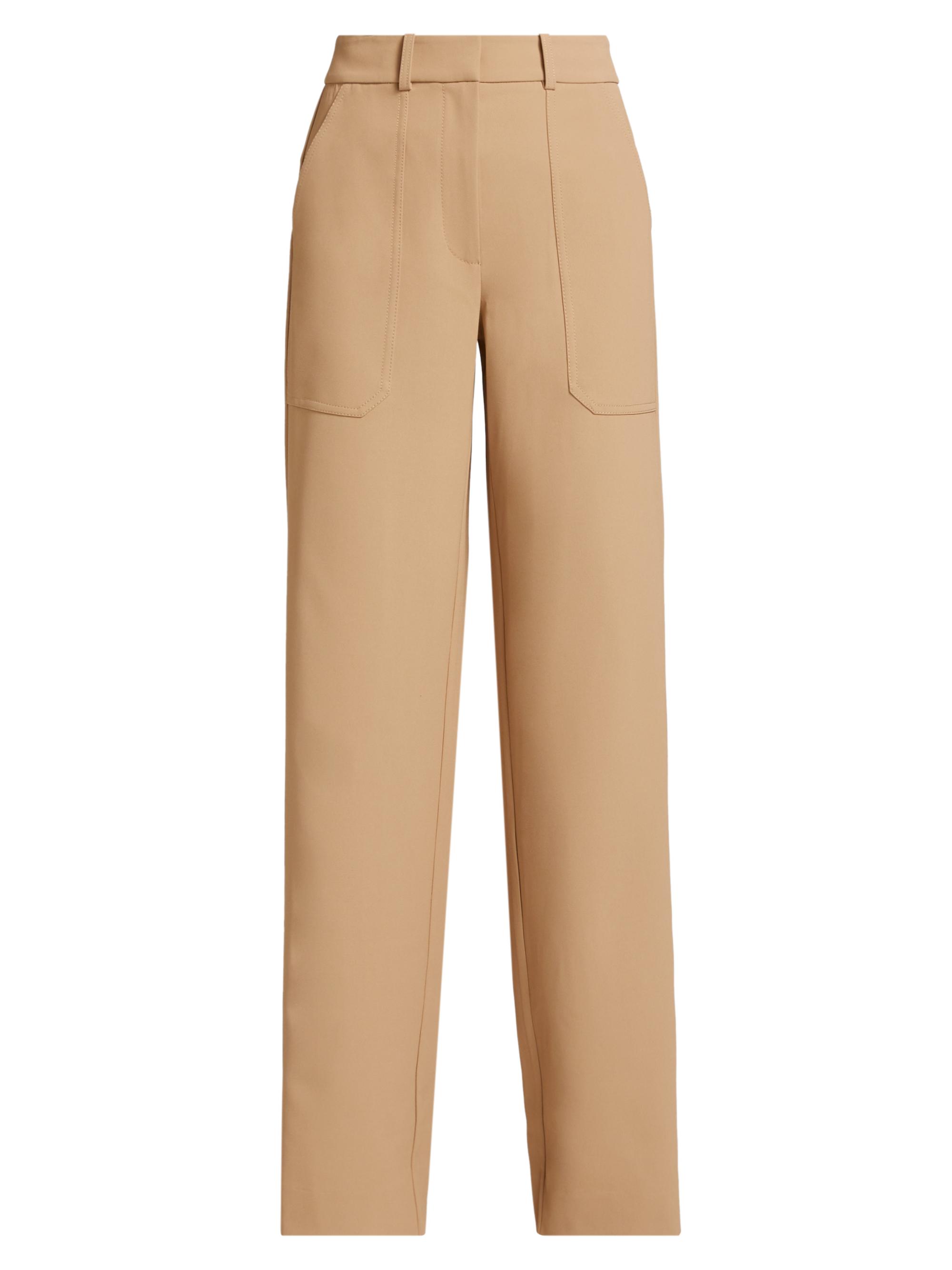 Veronica Beard Women's Cole Wide-Leg Pants - Khaki