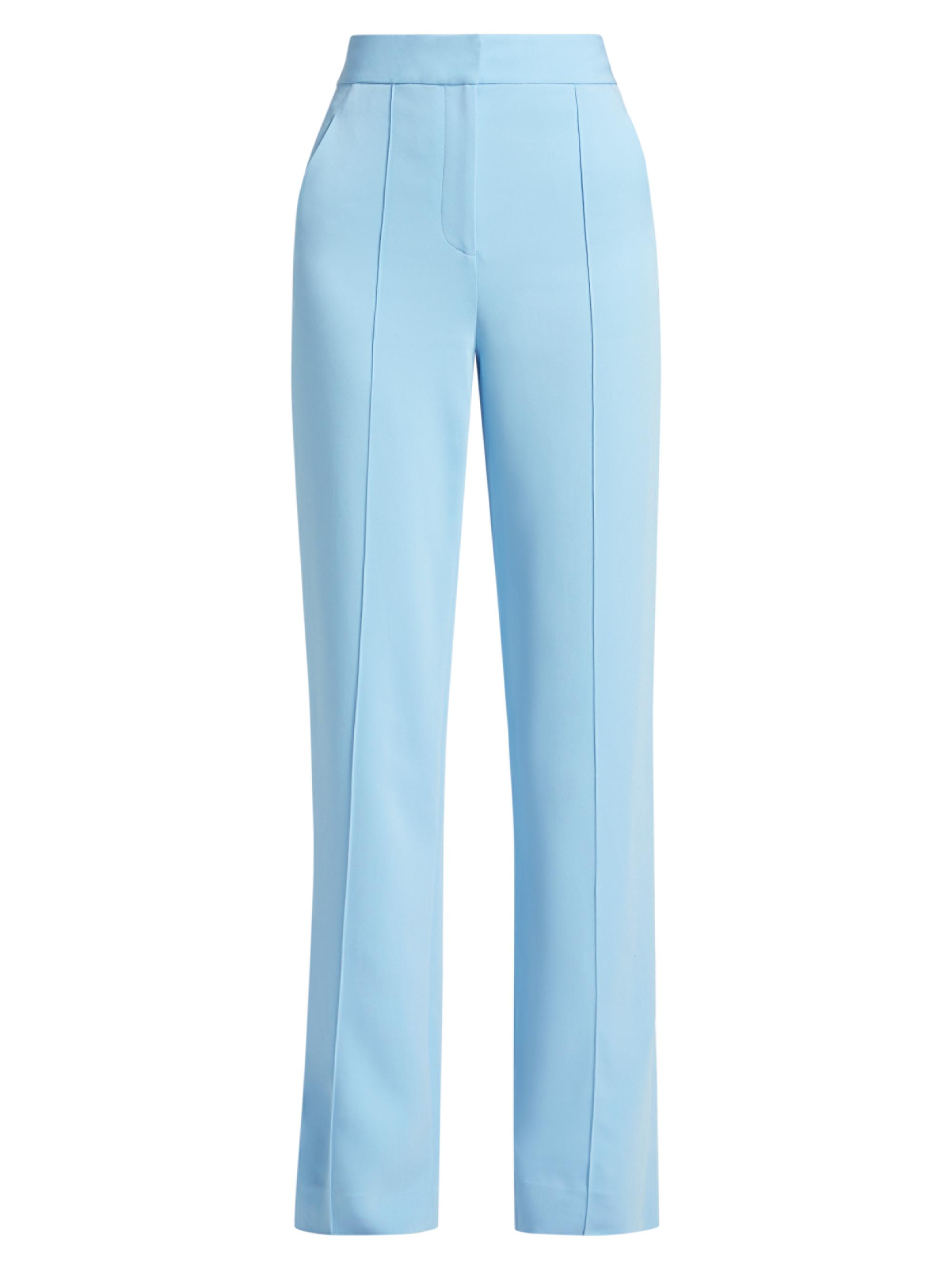 Veronica Beard Women's Edia Tailored High-Rise Pants - Blue Sky