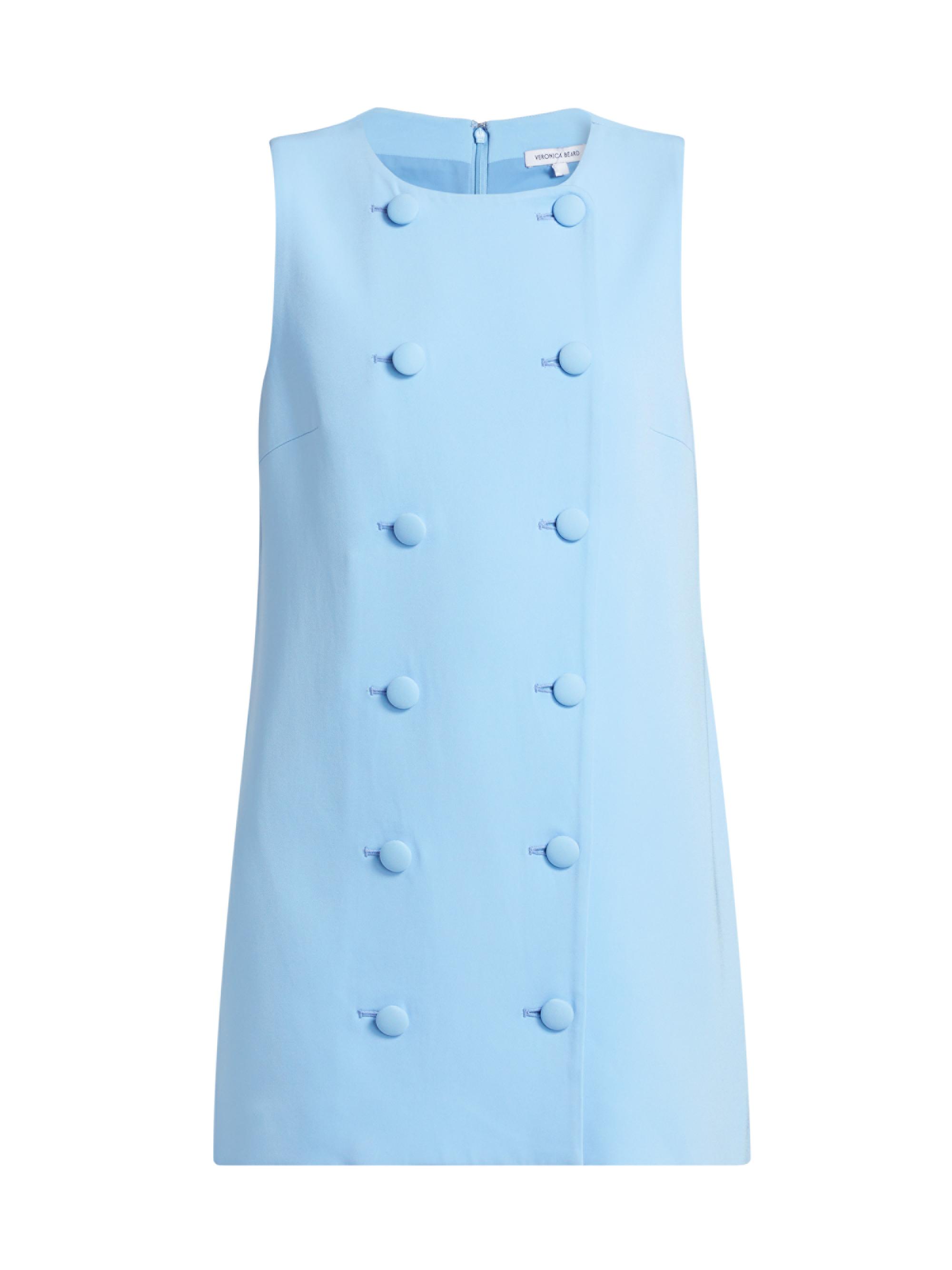 chinese dress ladies Cromwell Long-Sleeve Mini Dress in Ecru Multi