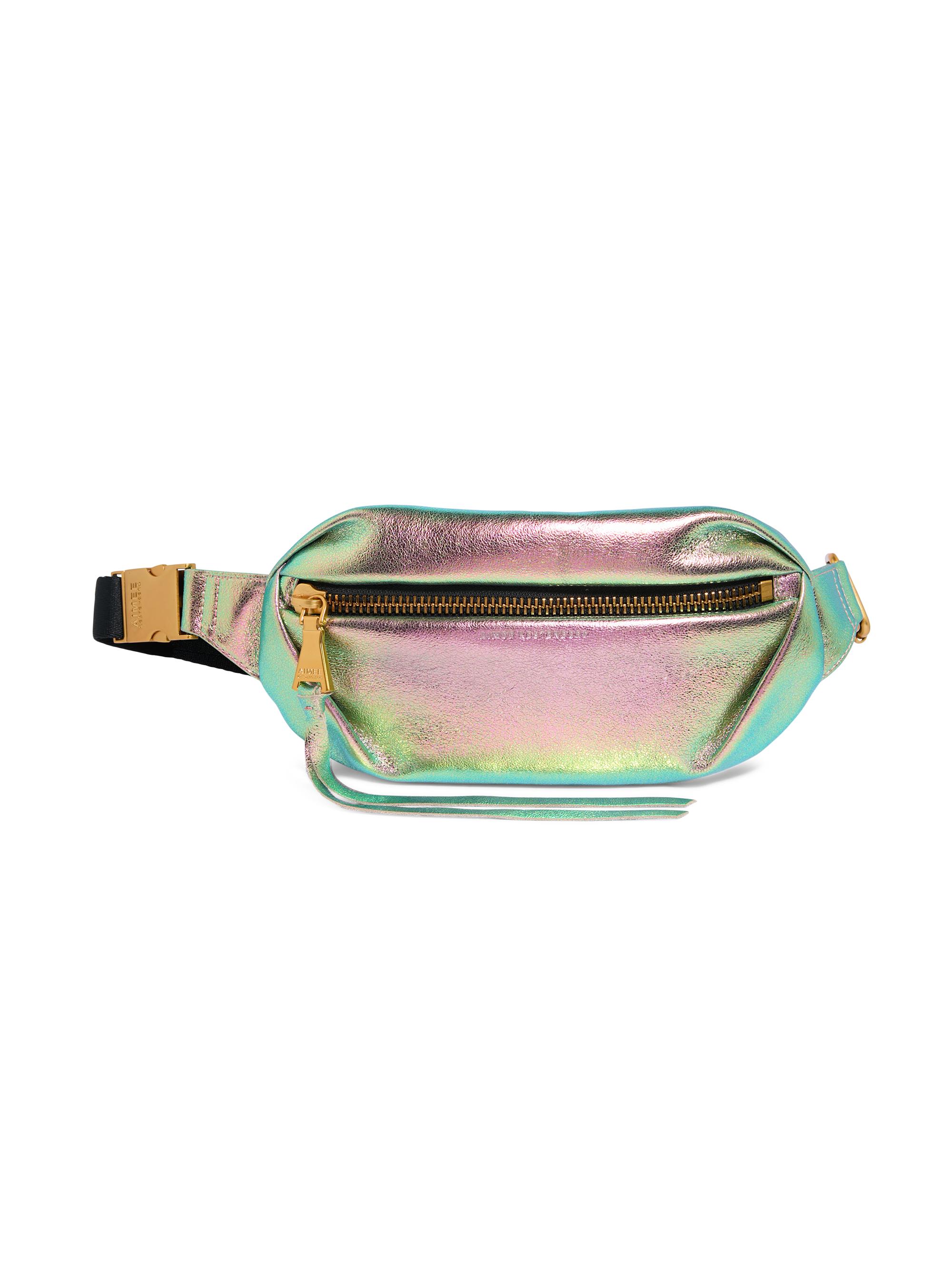 Aimee Kestenberg Women's Milan Leather Bum Bag - Mystic Iridescent