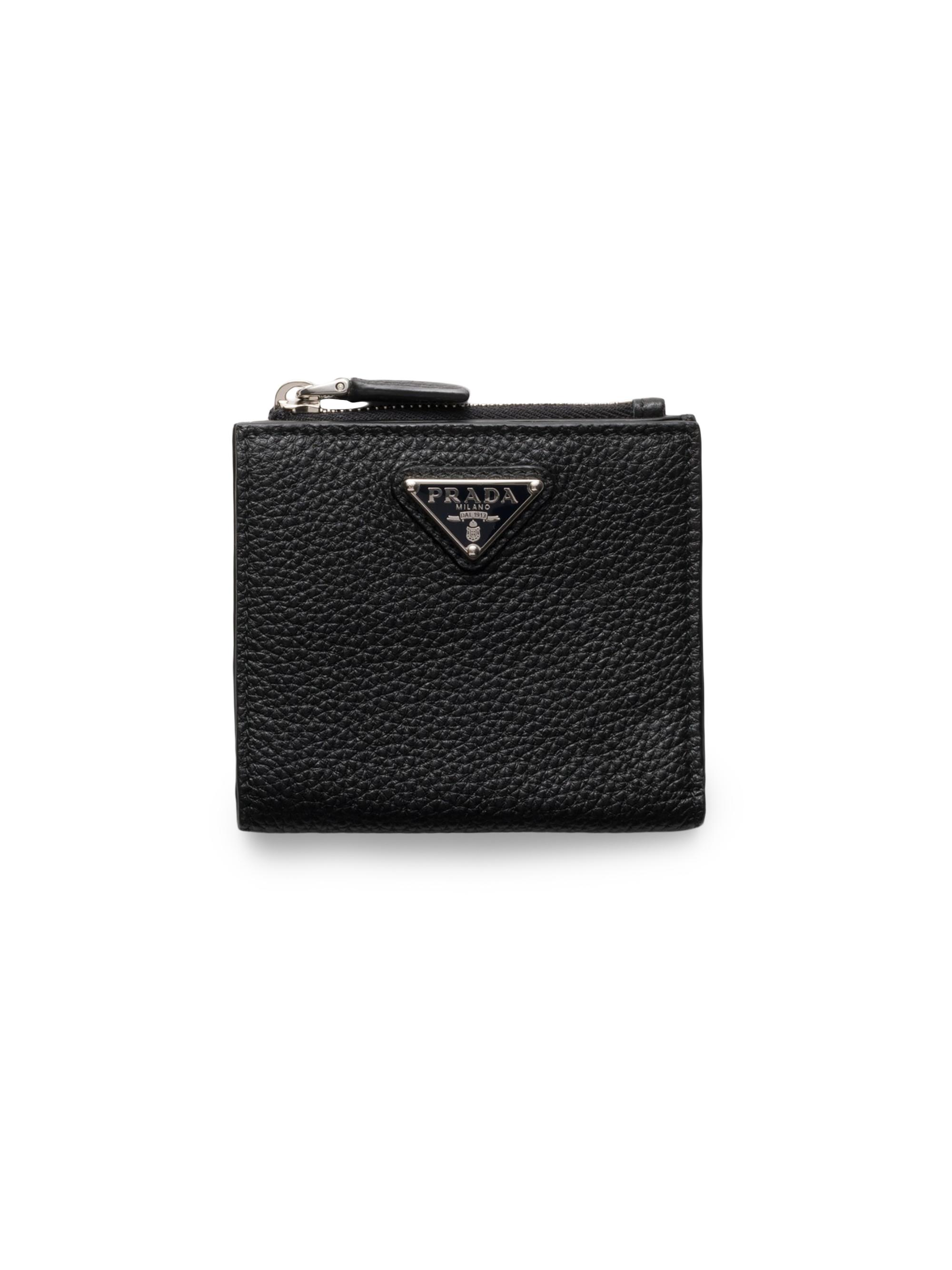 Prada Men's  Leather Wallet - Black