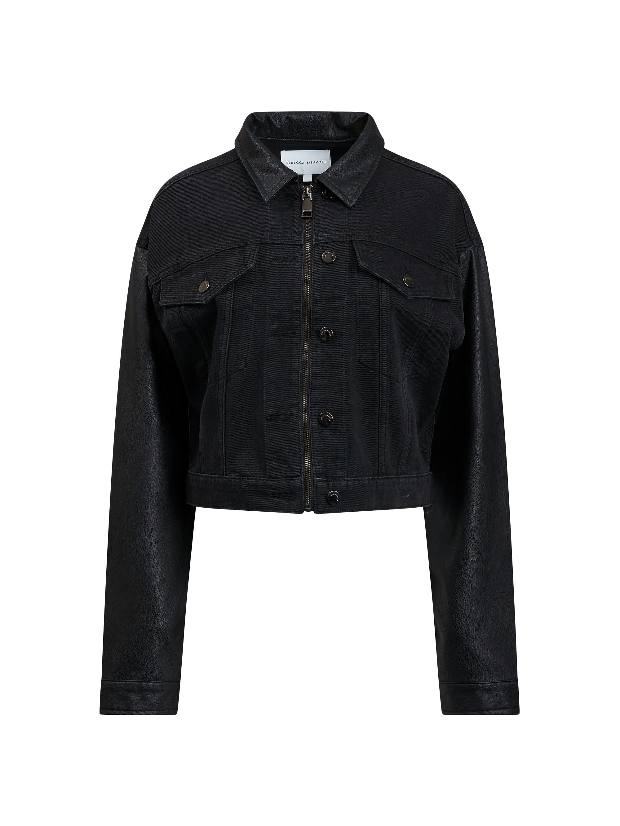 Theory Aline Cropped Zip-Front Jacket | Saks Fifth Avenue