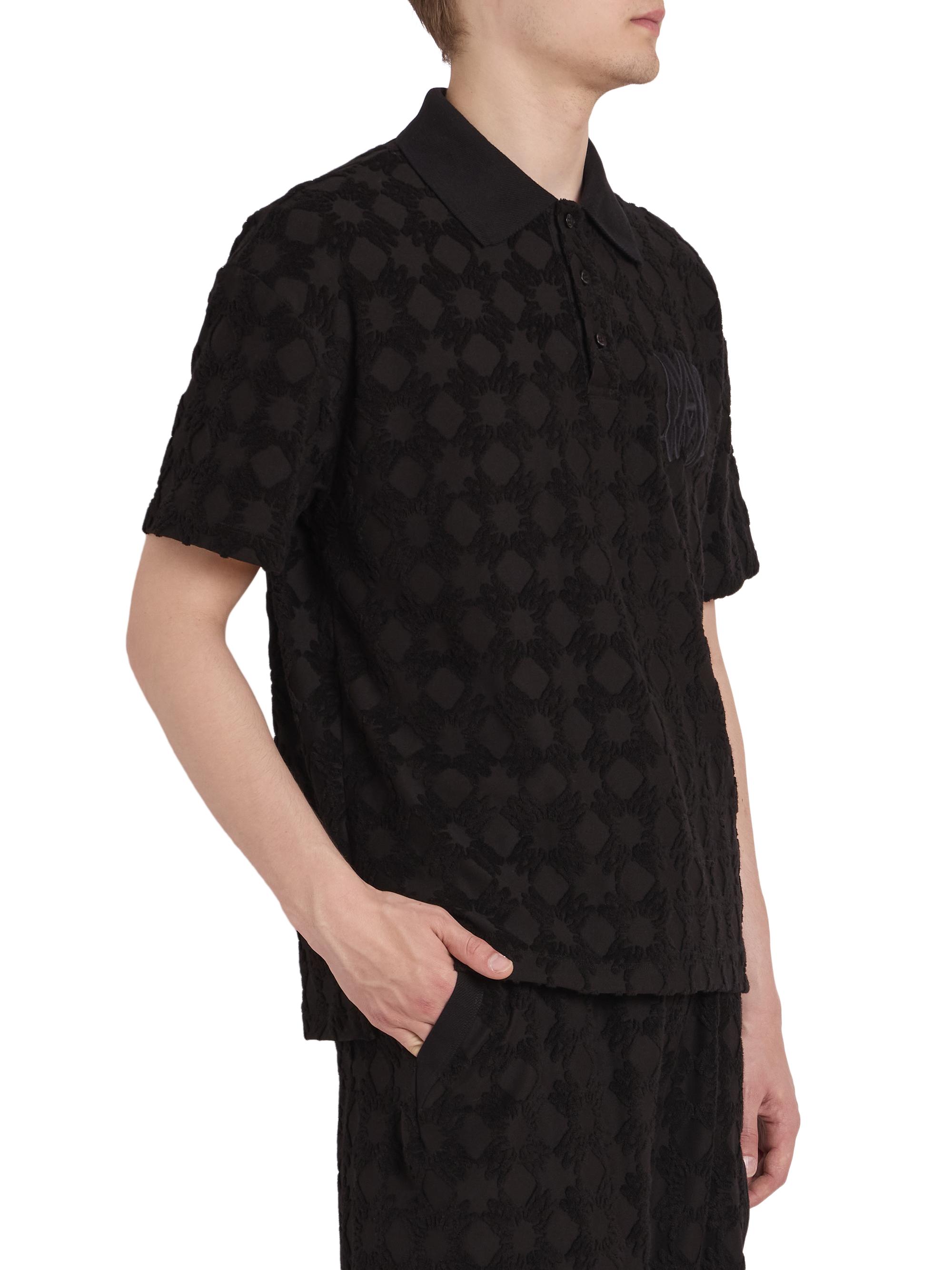 Amiri MA Quad Toweling Polo Shirt | Saks Fifth Avenue