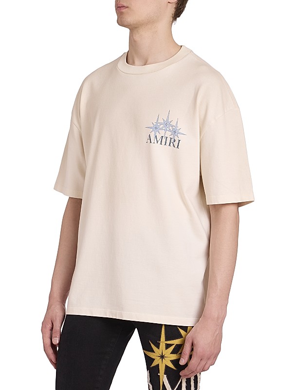 Shop Amiri Starburst Oversized Crewneck T-Shirt | Saks Fifth Shop Amiri Starburst Oversized Crewneck T-Shirt | Saks Fifth