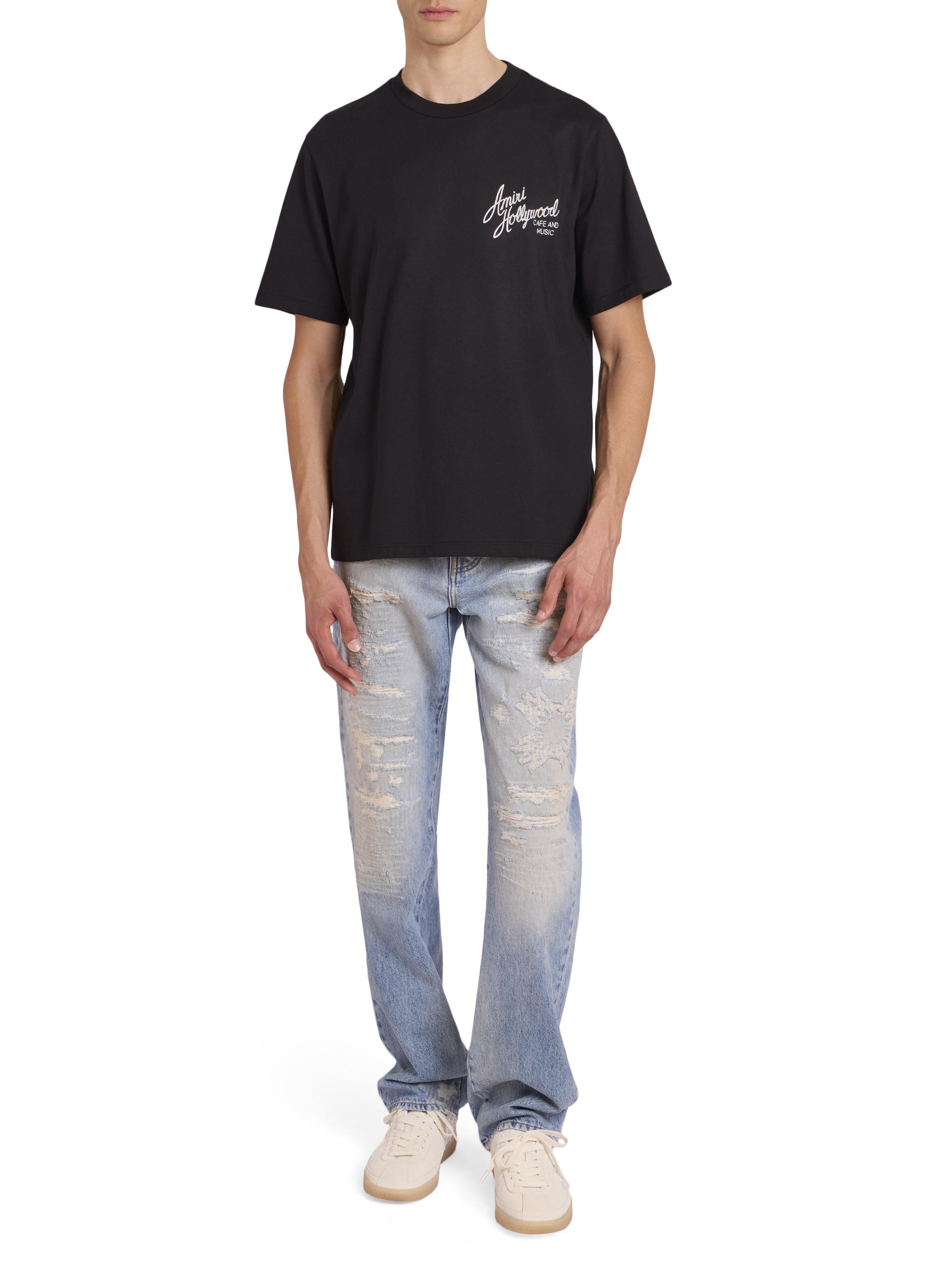 Amiri Hollywood Cotton Crewneck T-Shirt | Saks Fifth Avenue