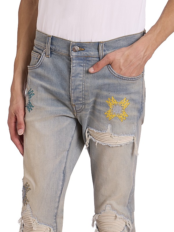 Shop Amiri MA Quad Cut-Out Mx1 Jeans | Saks Fifth Avenue Shop Amiri MA Quad Cut-Out Mx1 Jeans | Saks Fifth Avenue