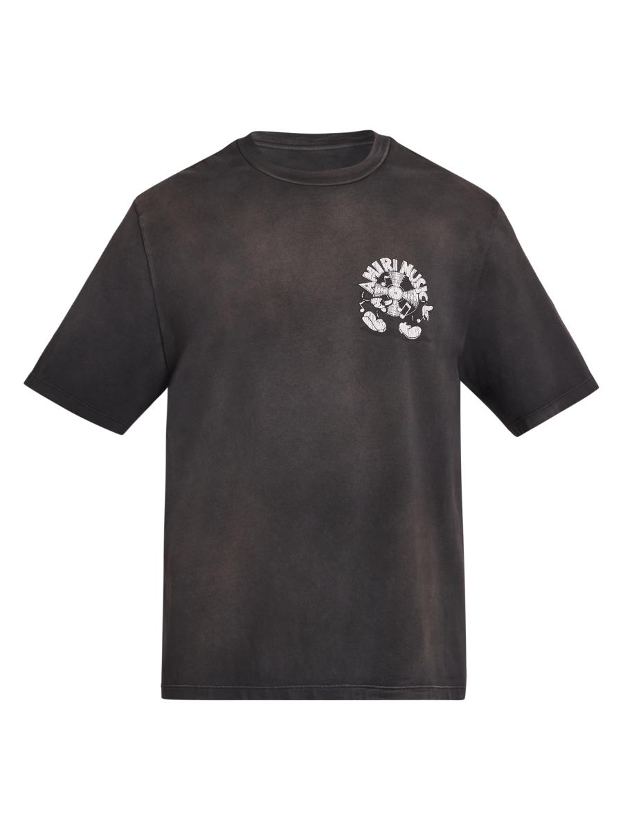 関税送料込 AMIRI アミリ Music Record Tシャツ ブラック 0400022361028?wid=900