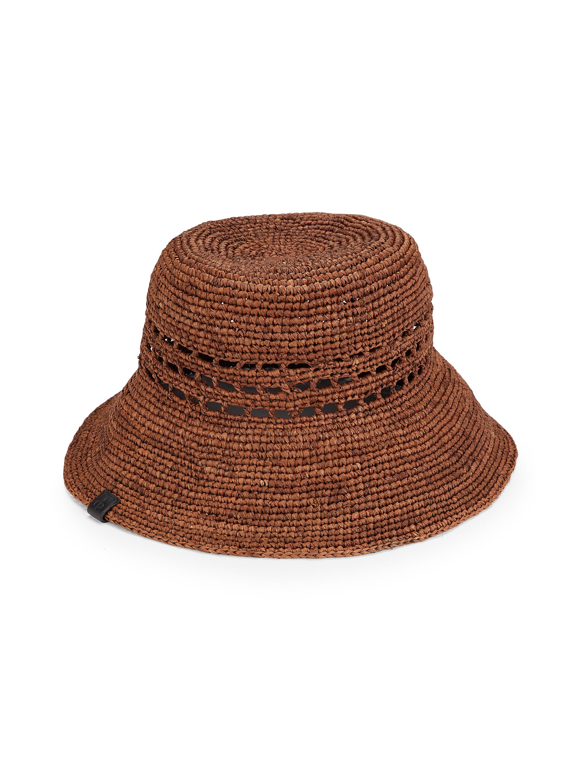 rag & bone Women's Daisie Rollable Straw Hat - Toffee