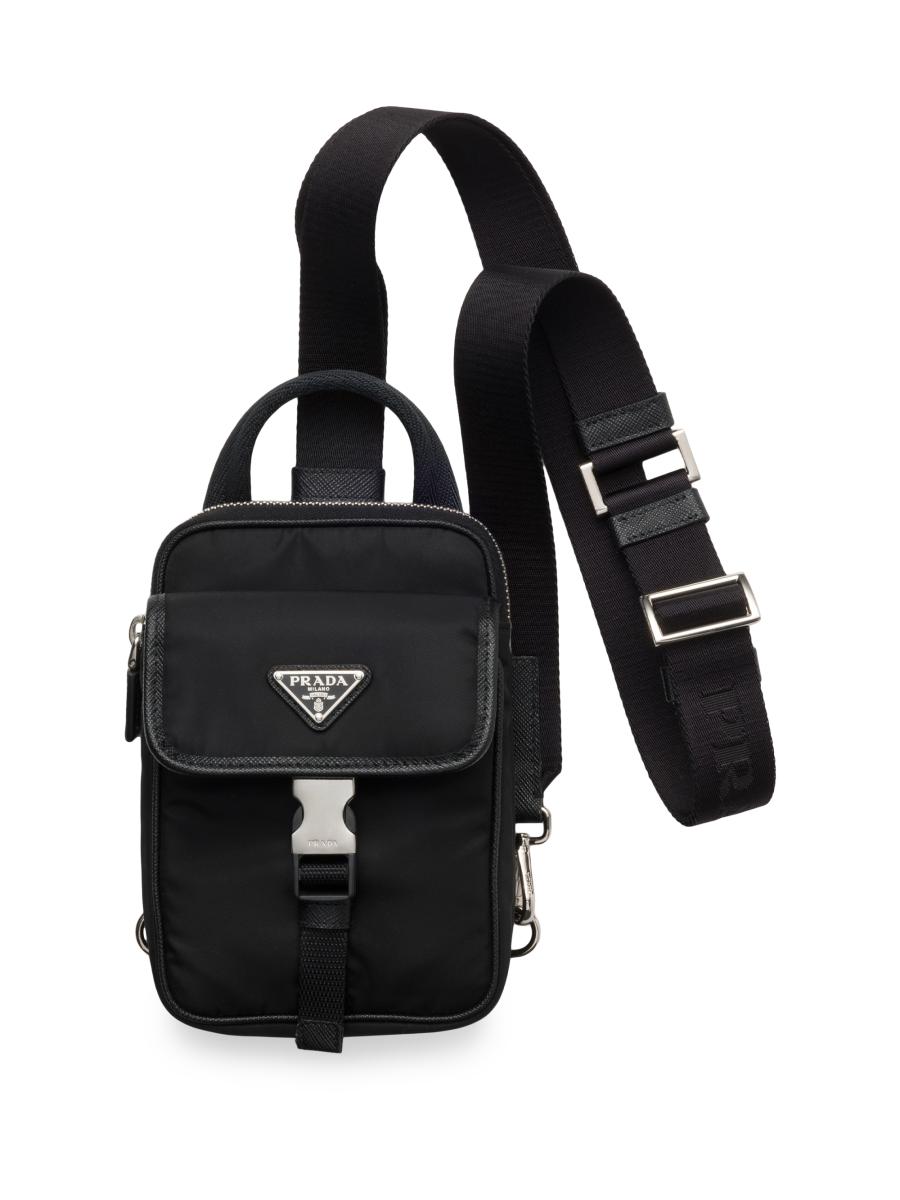 Prada Re-Nylon and Saffiano Leather Smartphone Case | Saks Fifth