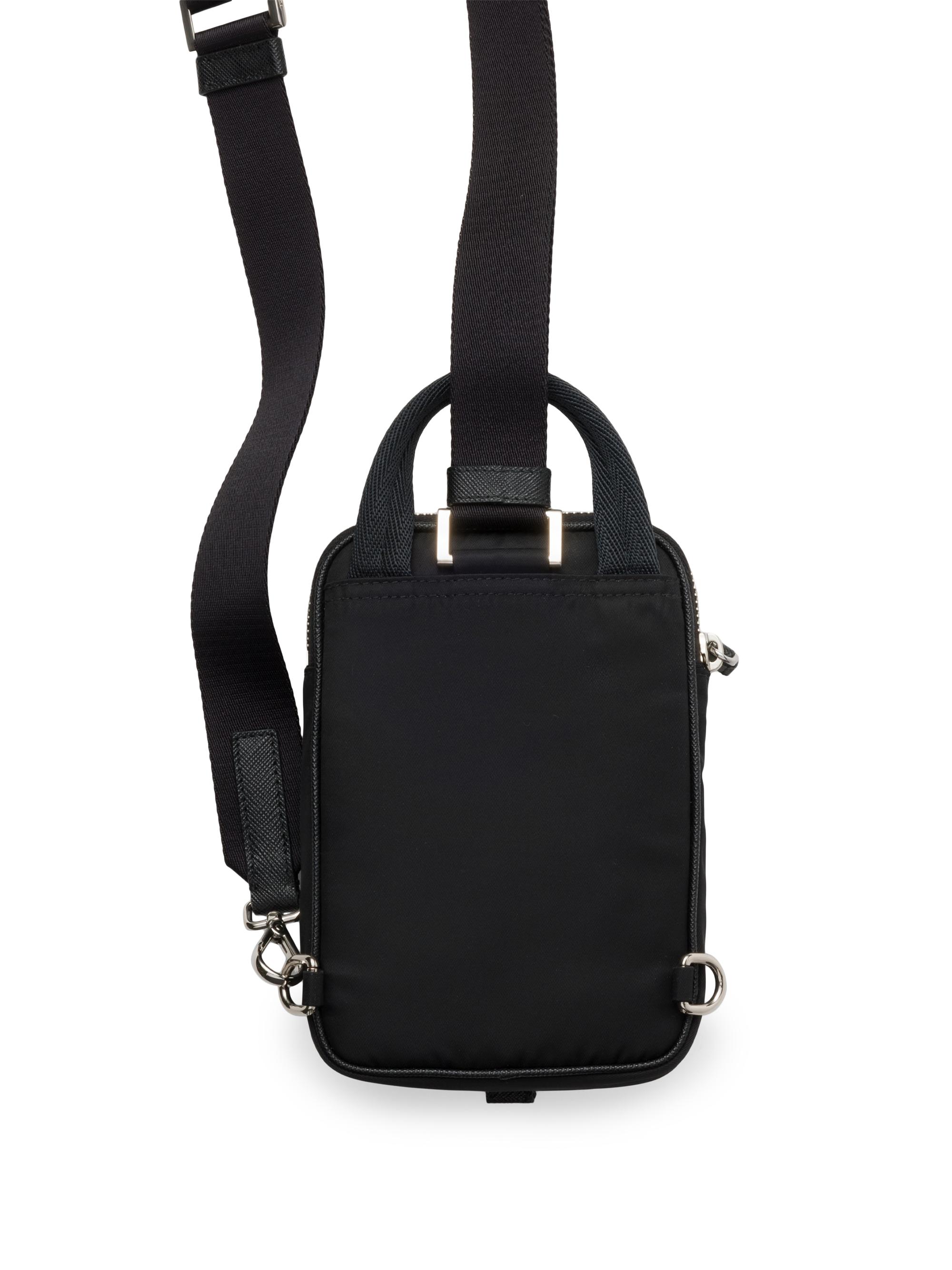 Prada Re-Nylon and Saffiano Leather Smartphone Case | Saks Fifth