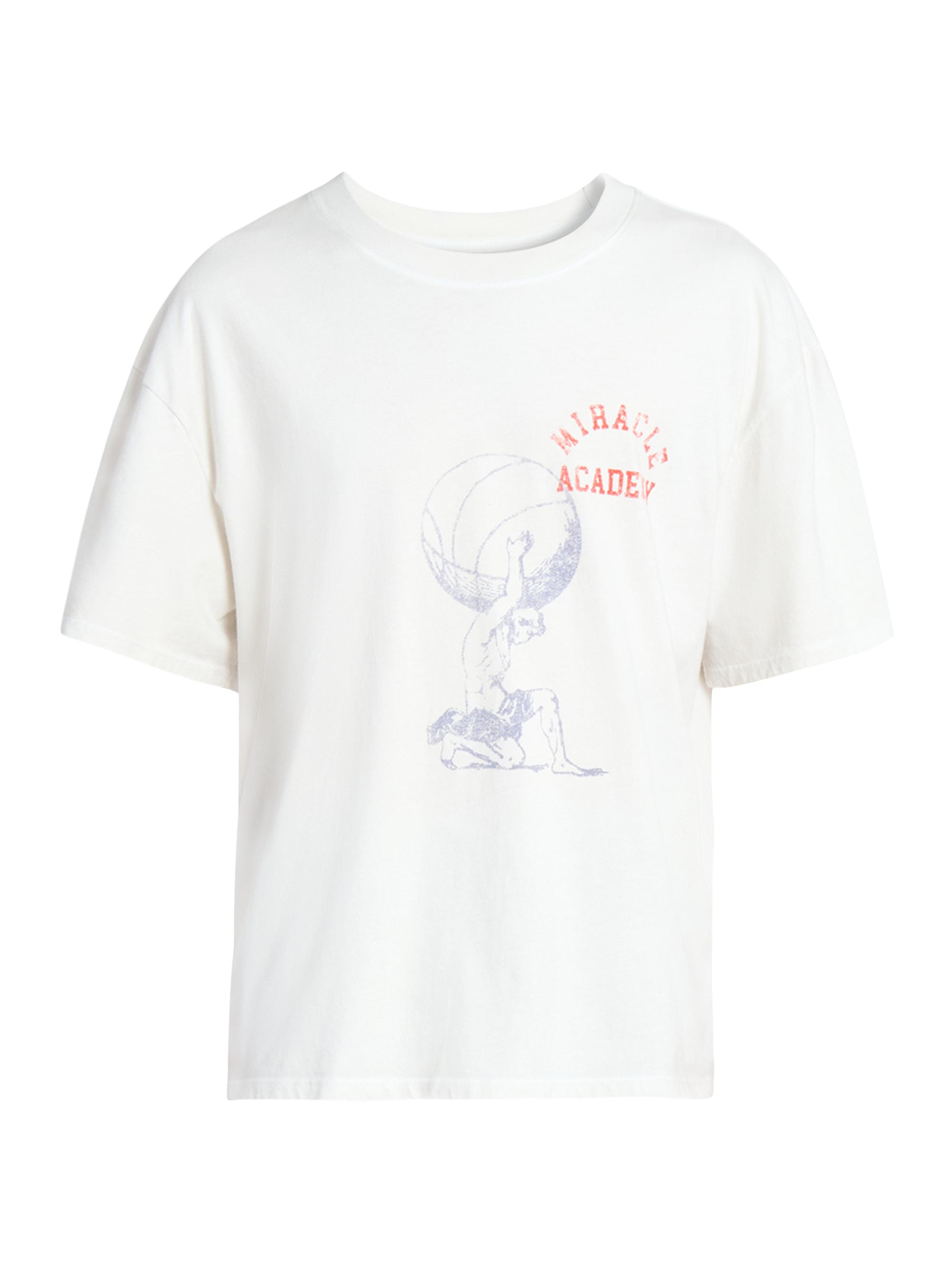 Nahmias Men's Physical Education Miracle Atlas Boxy T-Shirt - Egg White Jersey