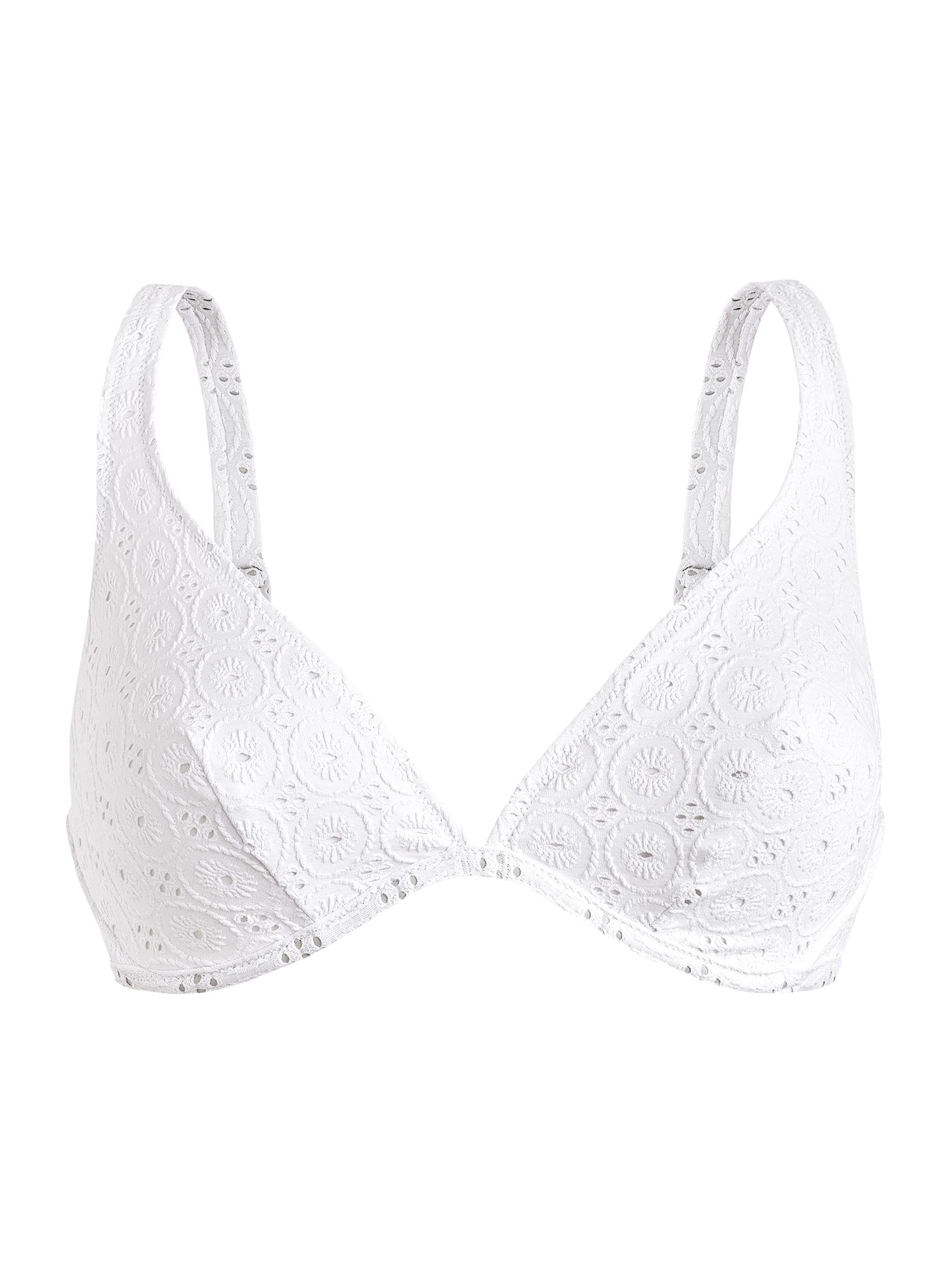 Vilebrequin Women's Broderie Anglaise Underwire Bikini Top - Blanc White