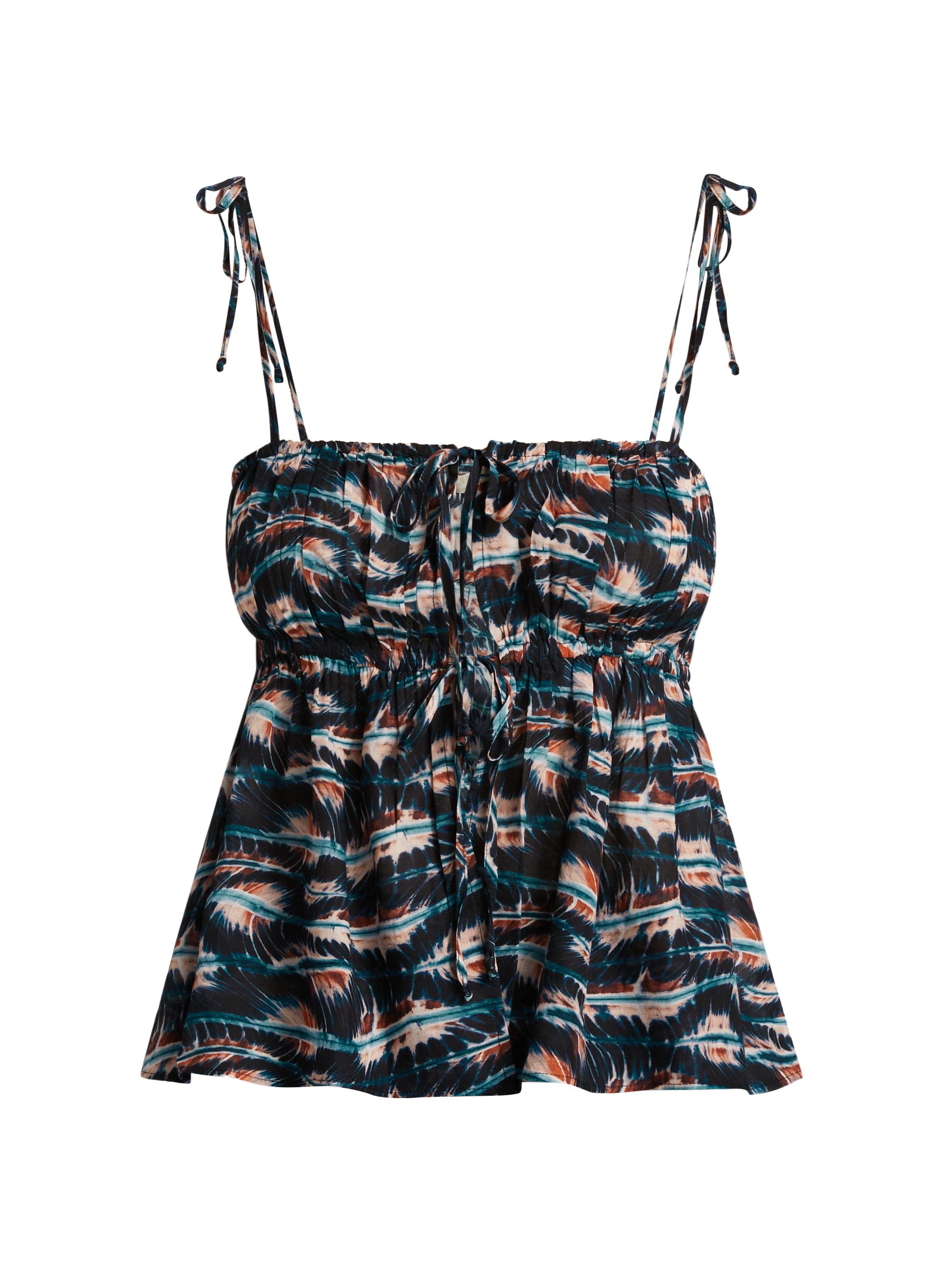 Ulla Johnson Women's Tallulah Tie-Dye Cover-Up Tank - Lazuli