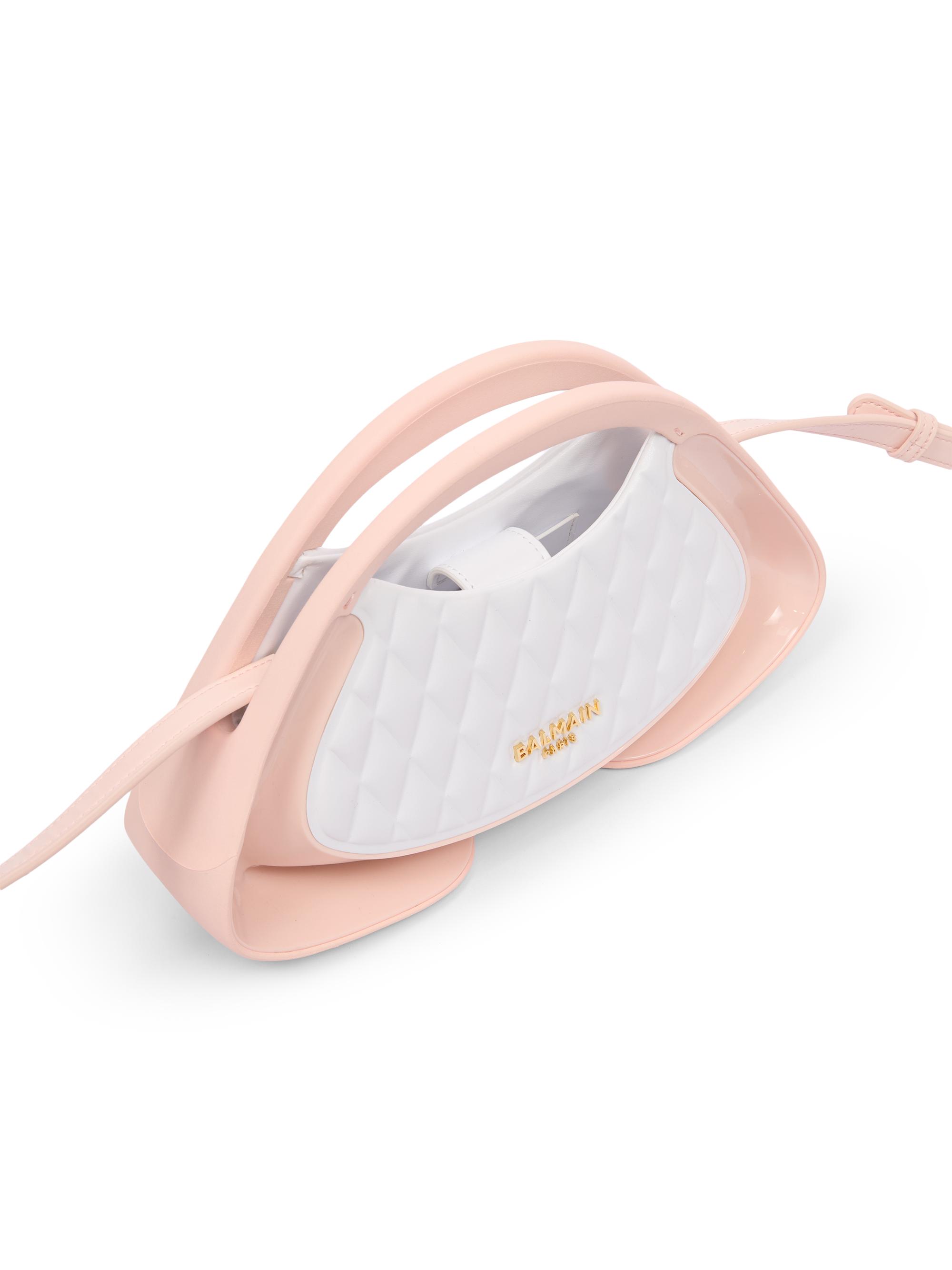 Small Jolie Madame Quilted Faux-Leather Top Handle Bag