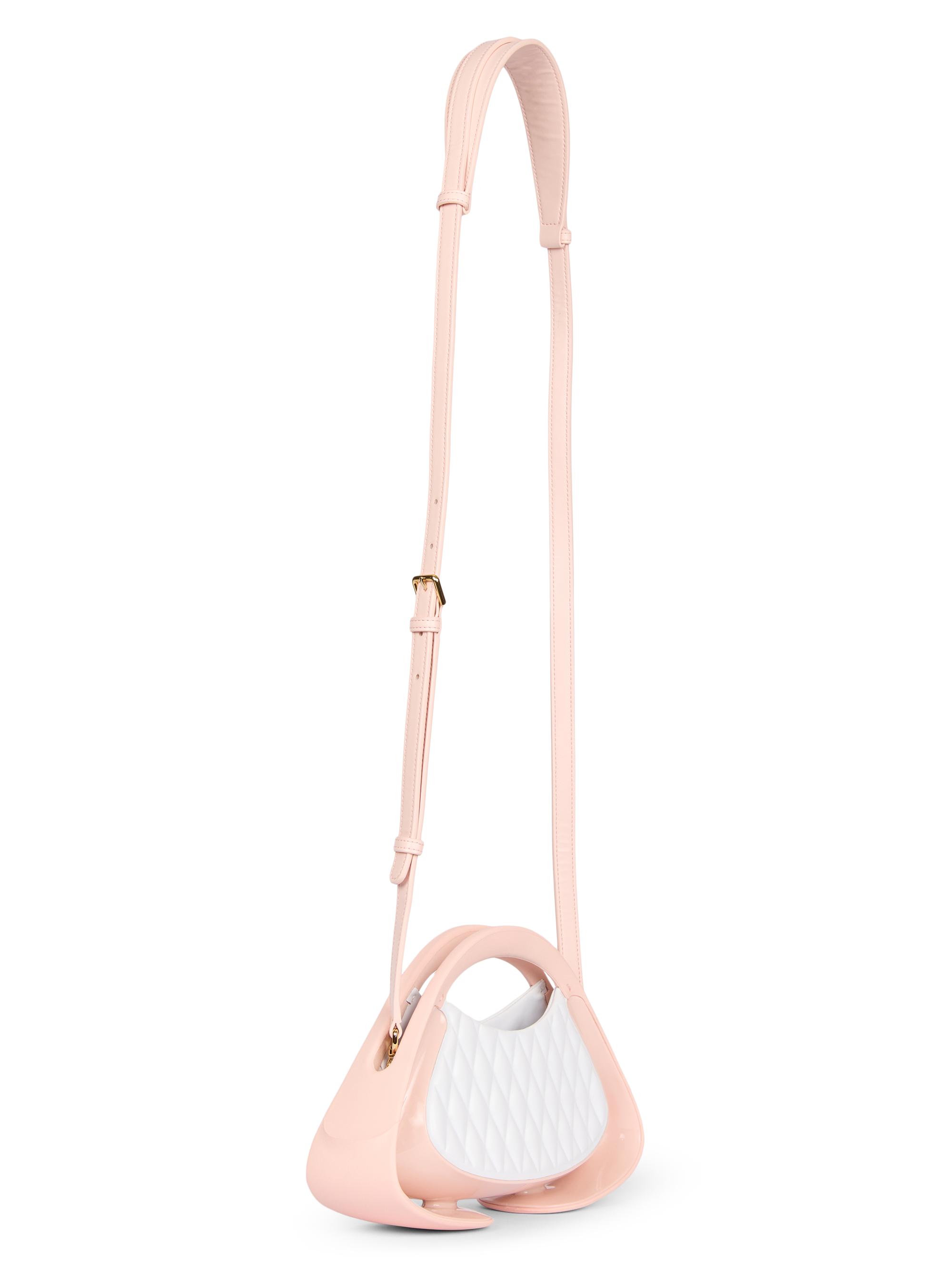 Small Jolie Madame Quilted Faux-Leather Top Handle Bag