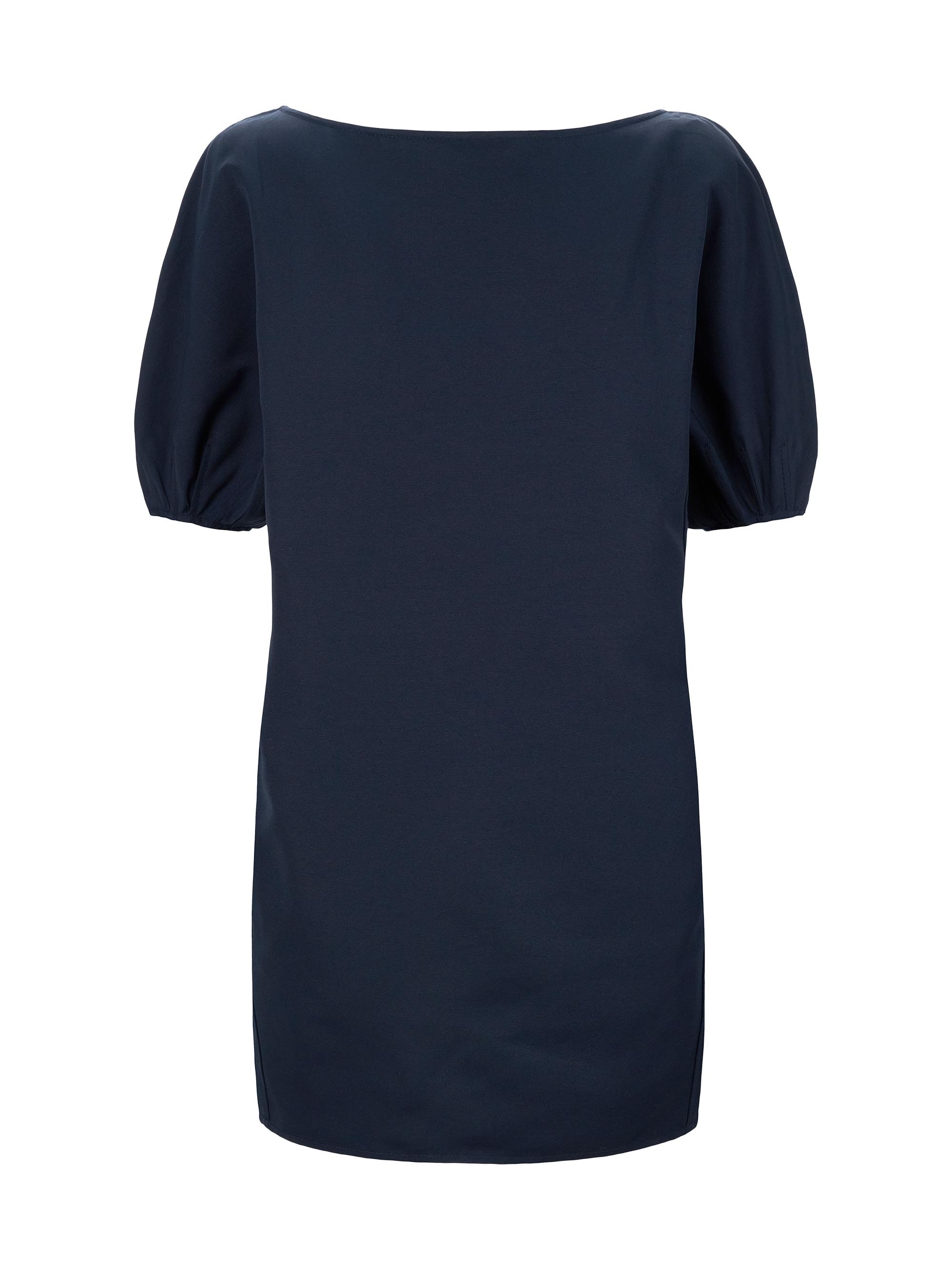 Staud Women's Didi Puff-Sleeve Shift Minidress - Navy