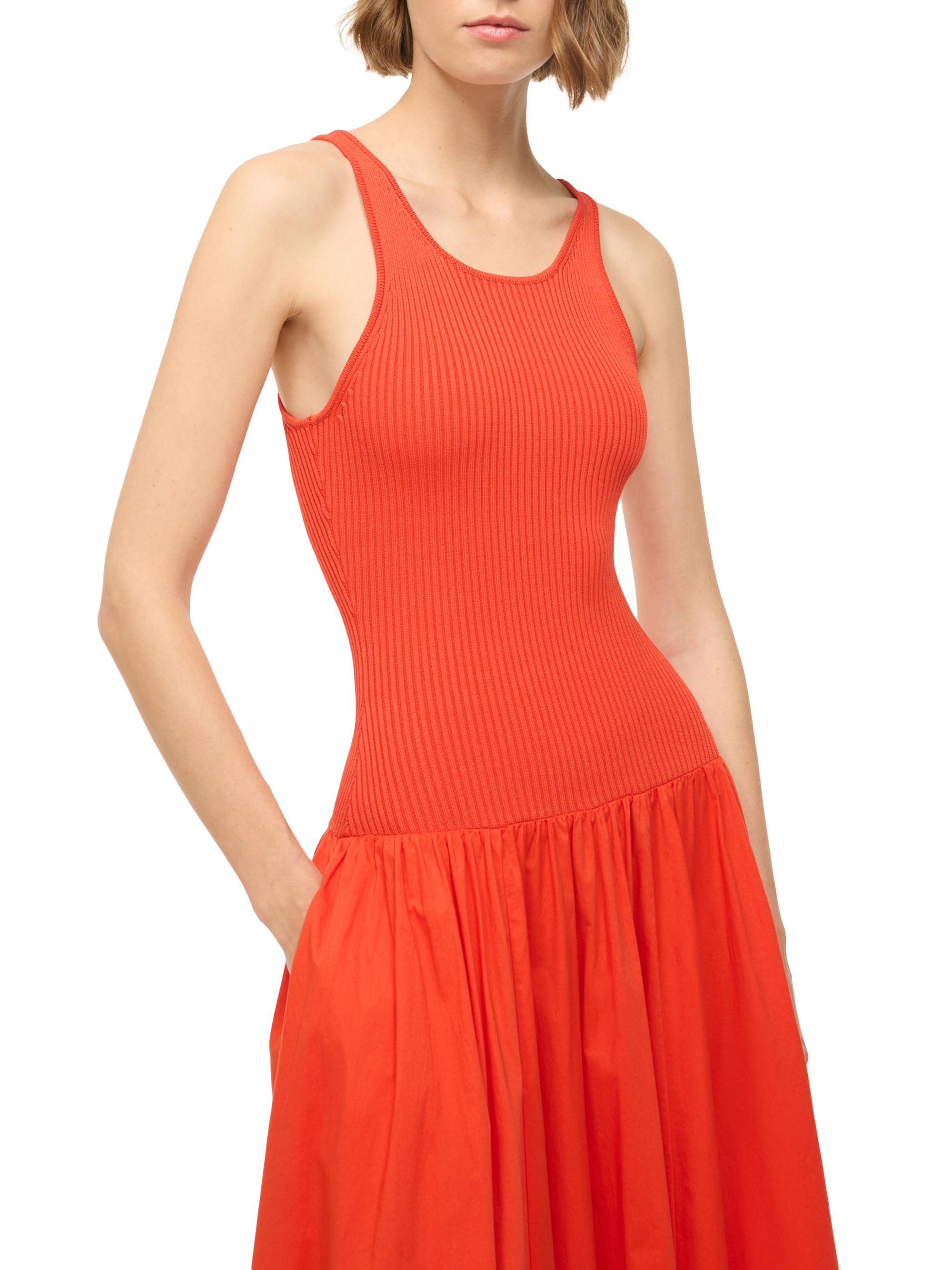 Yamila Drop-Waist Midi-Dress