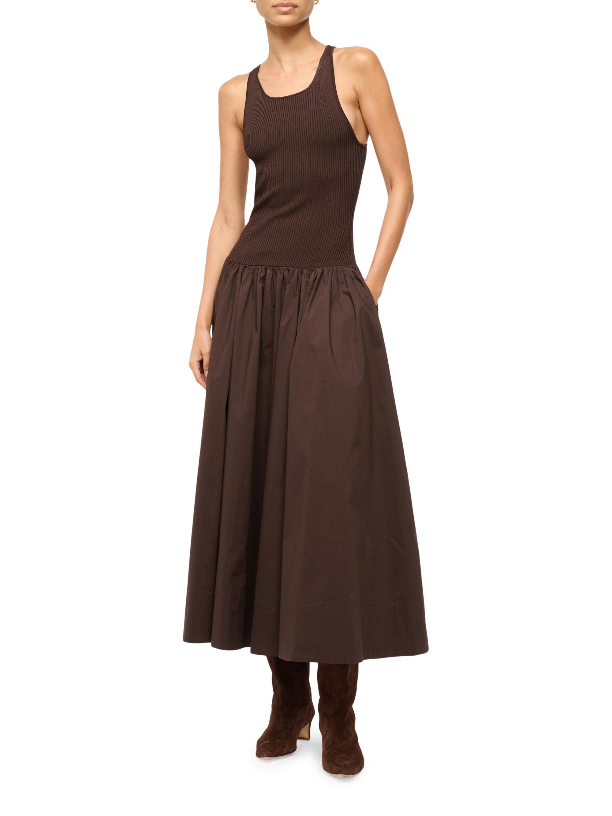 Yamila Drop-Waist Midi-Dress
