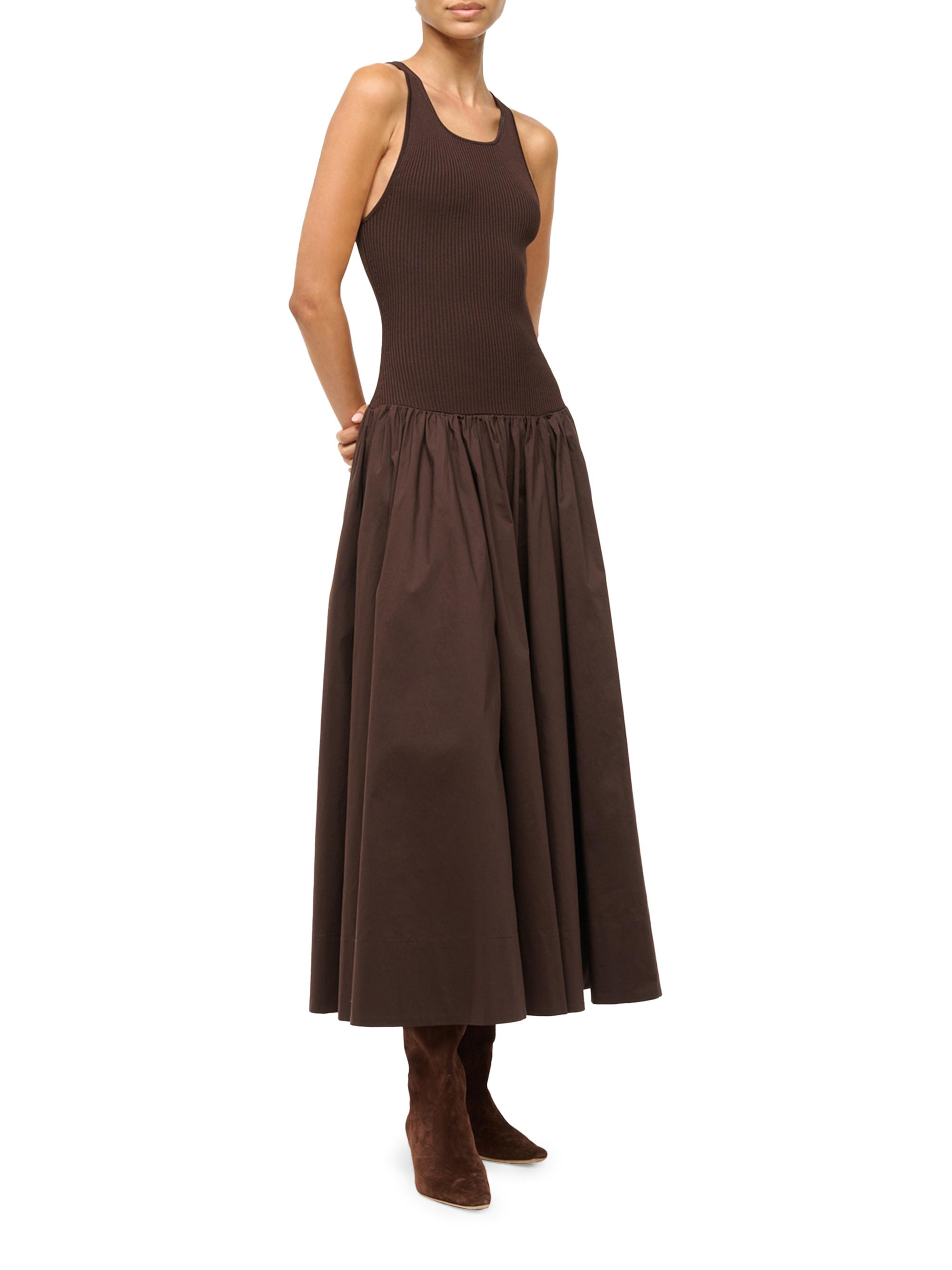 Yamila Drop-Waist Midi-Dress