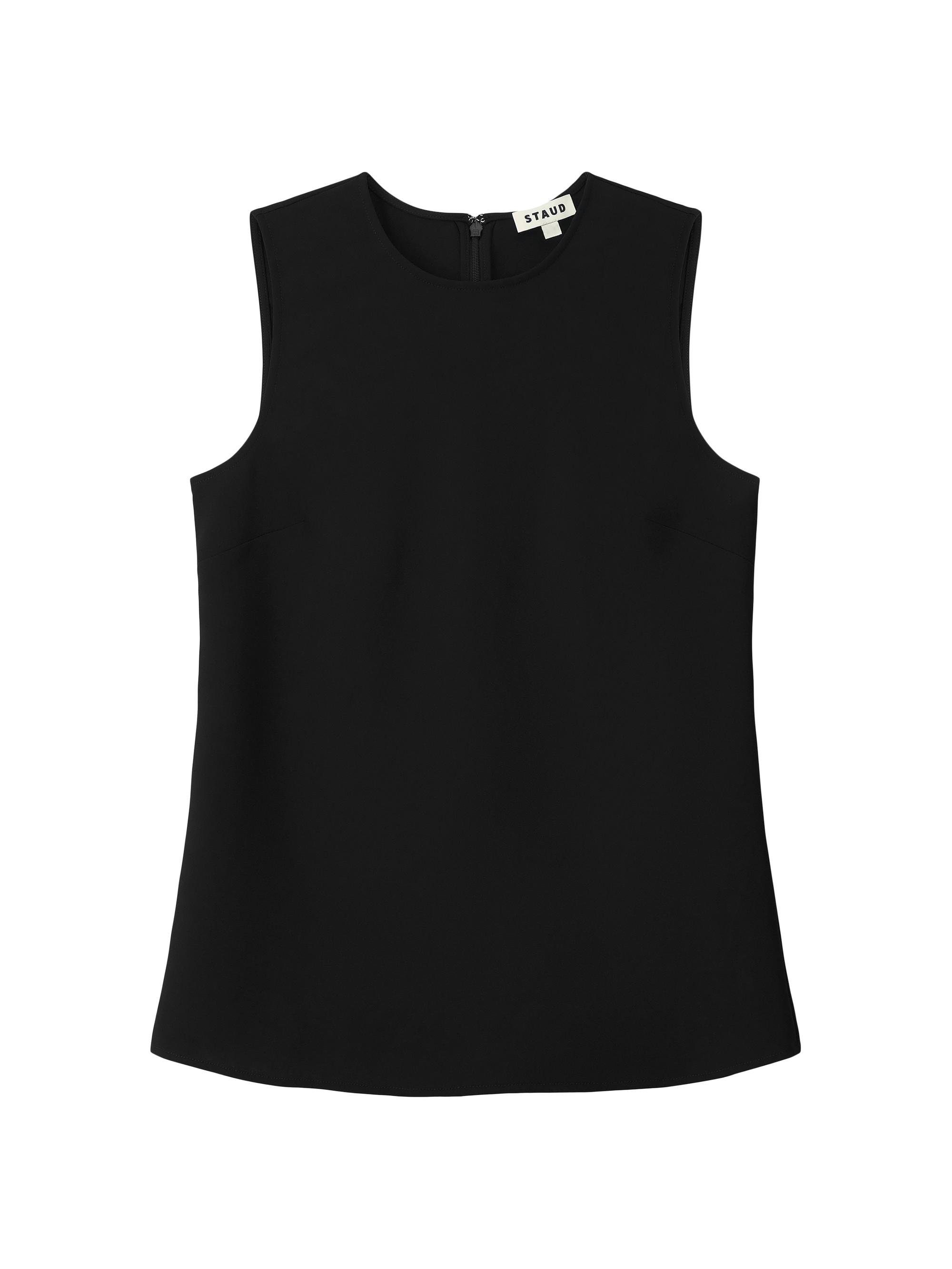 Staud Women's Bronte Tunic Top - Black