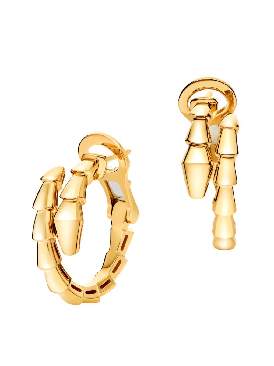 新品　EDDERA　Viper Cuff　18k gold BVLGARI Serpenti Viper 18K Yellow Gold & Diamond Bangle