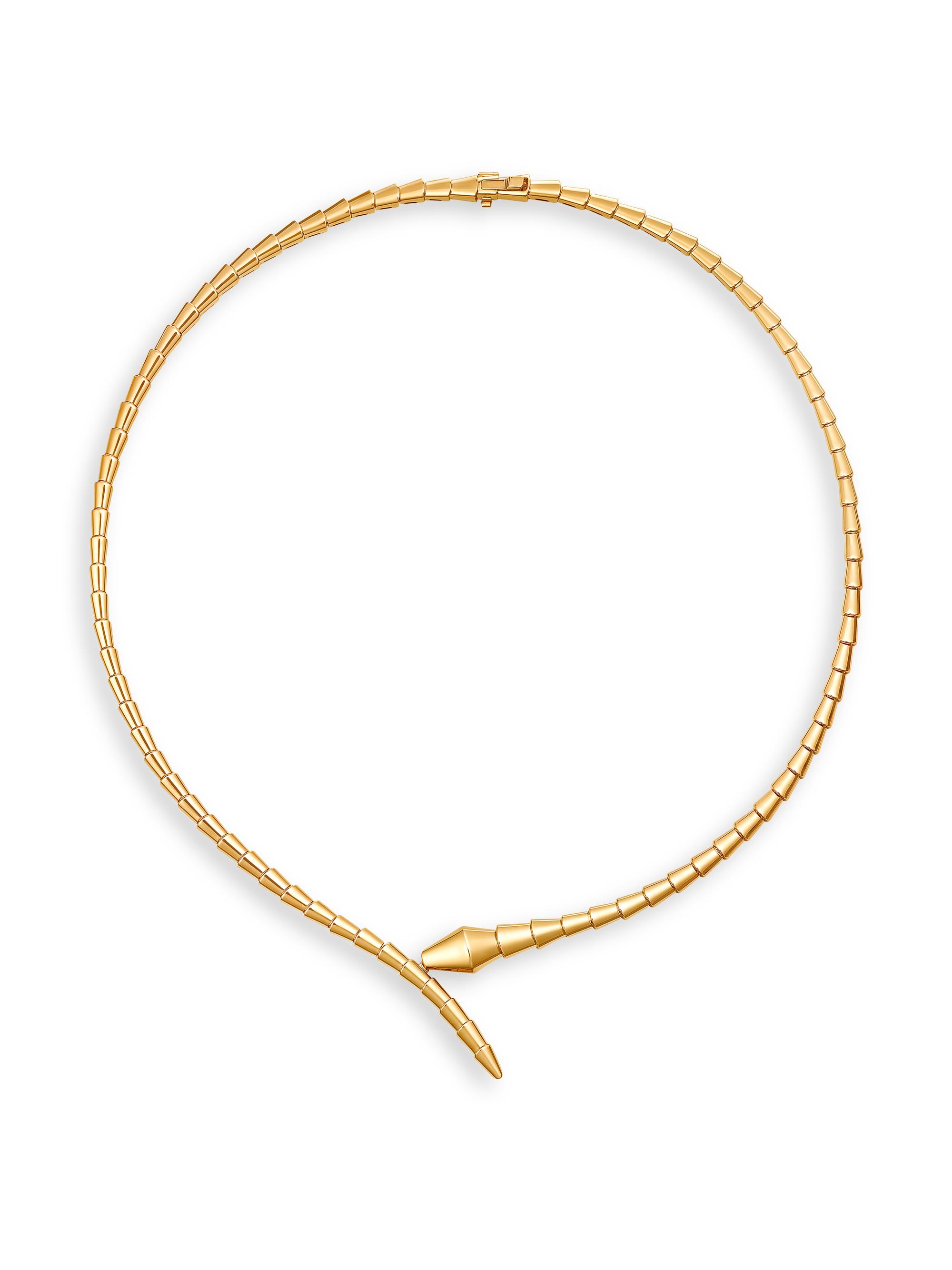 BVLGARI Women's Serpenti Viper 18K Gold Choker - Yellow Gold