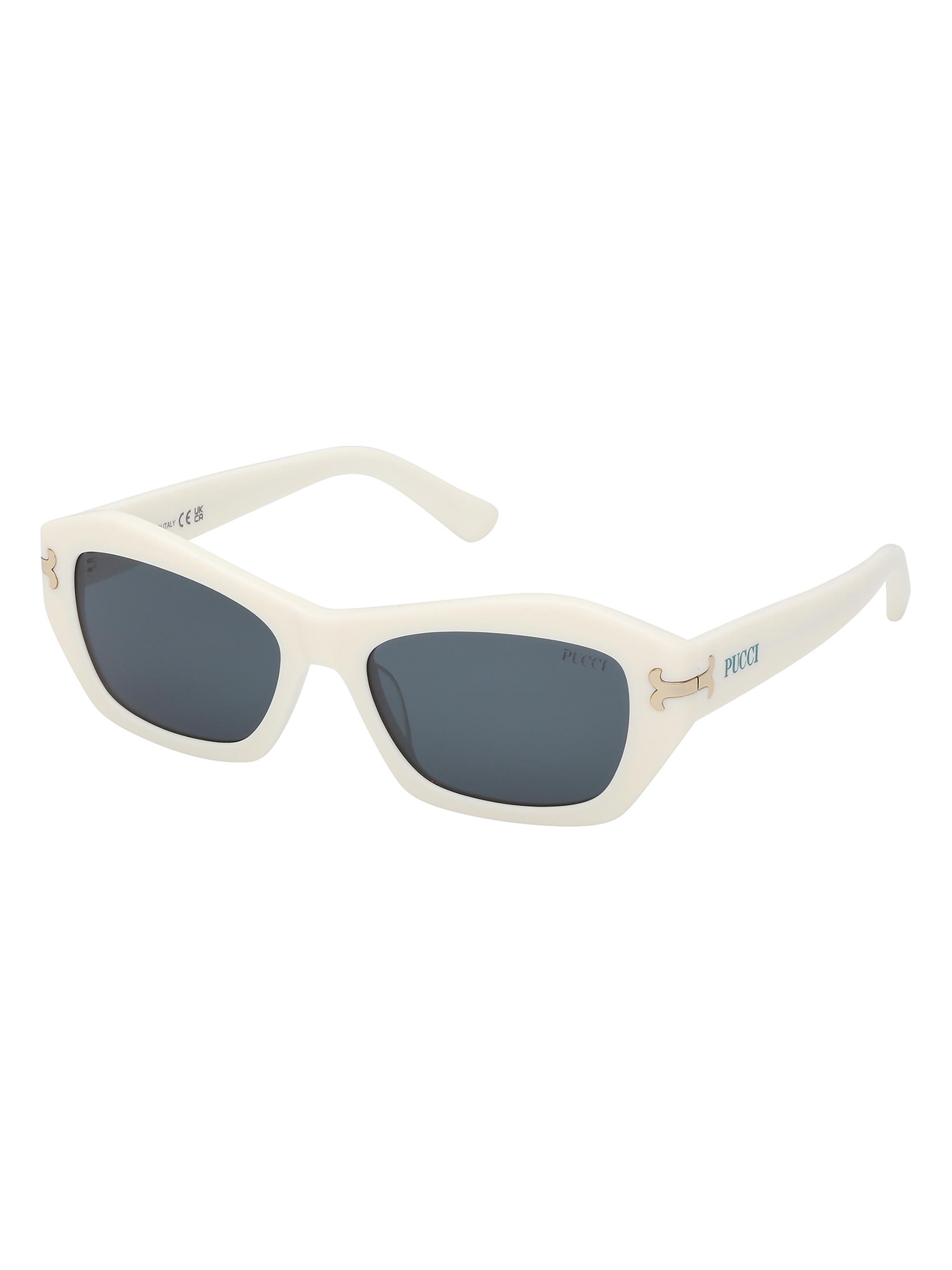 Pucci Women's 52MM Square Sunglasses - White Teal