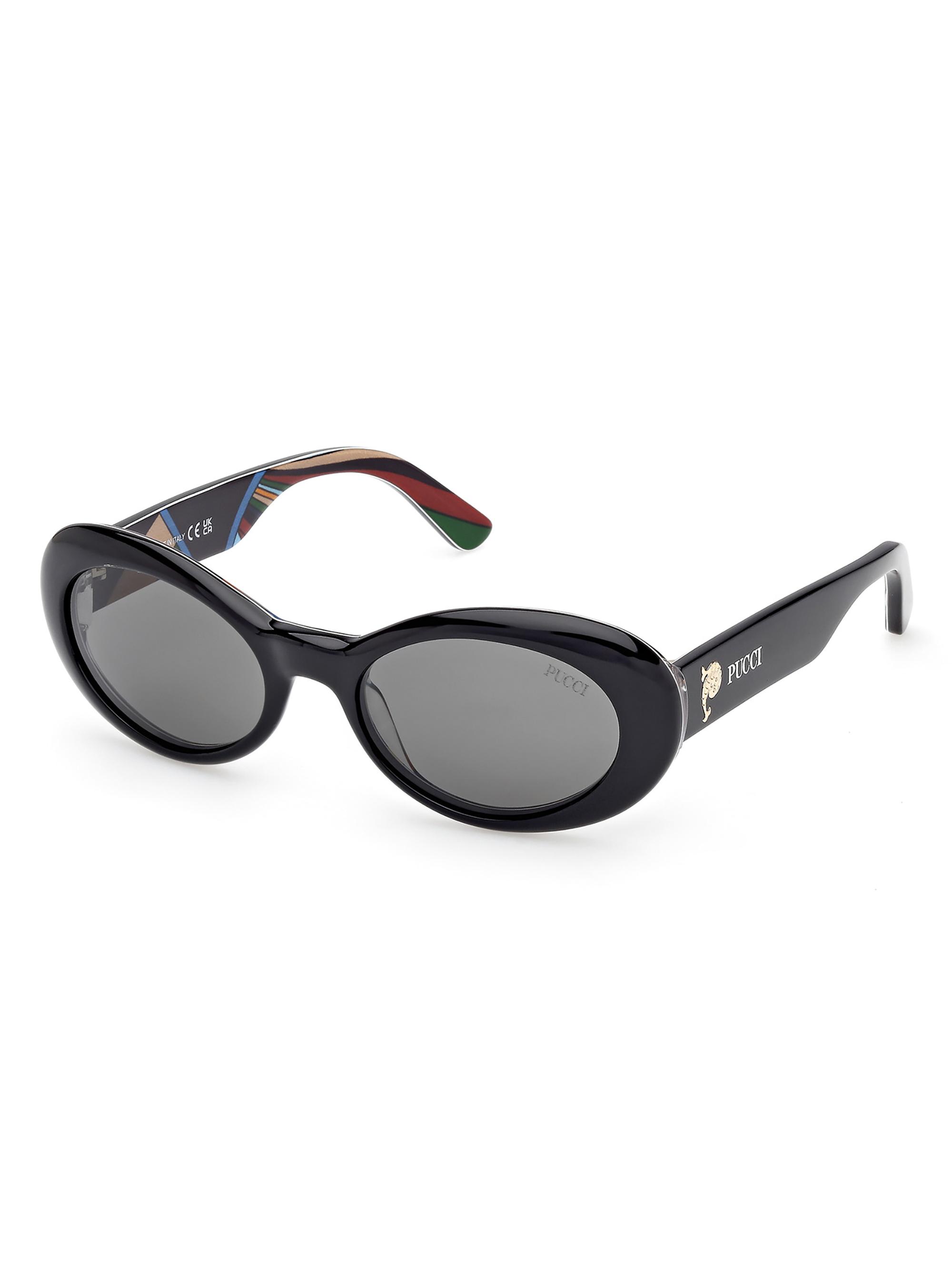 Pucci Women's 53MM Oval Sunglasses - Black