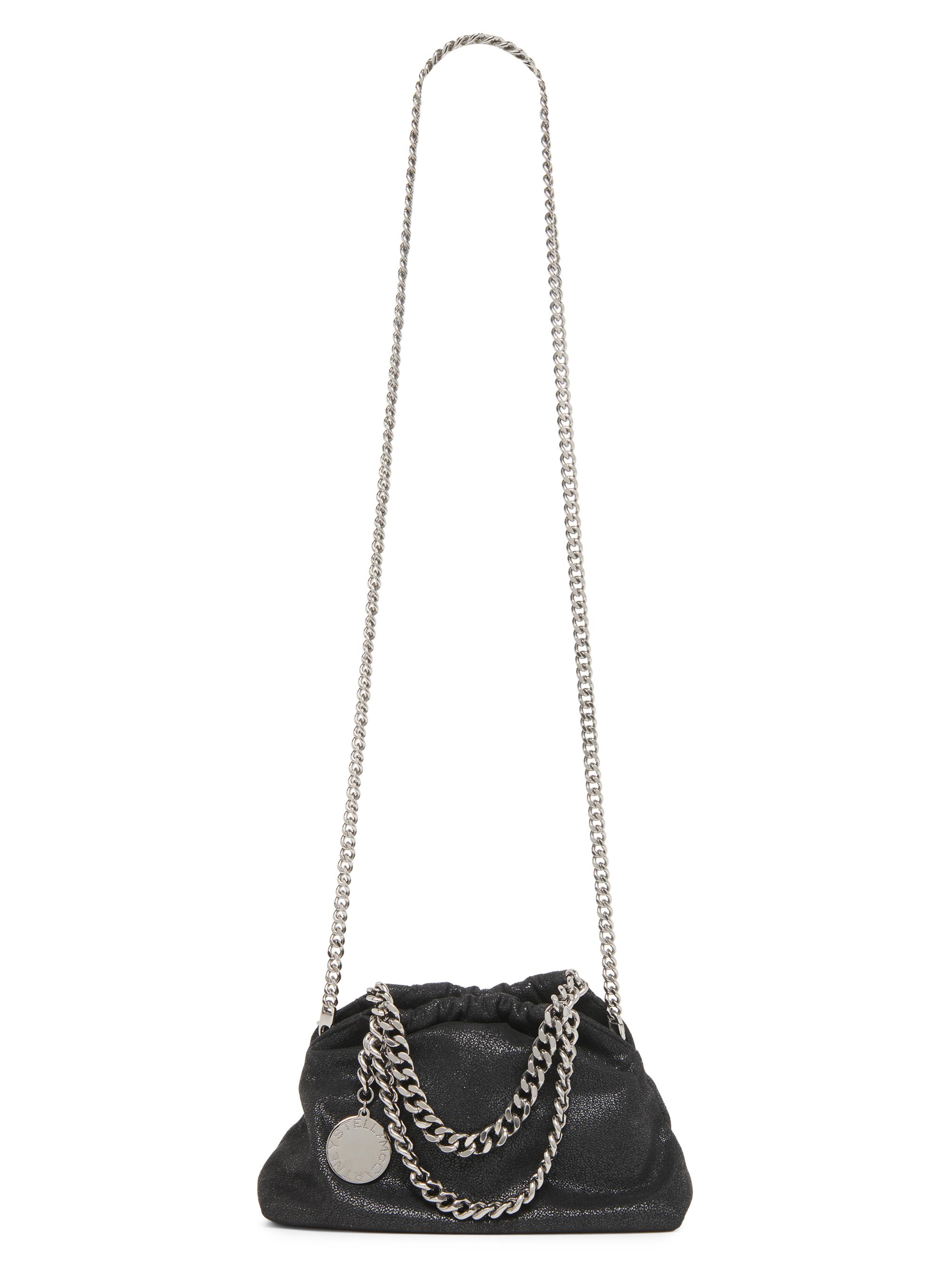 Stella McCartney Mini Eco Shaggy Deer Drawstring Top Handle Bag