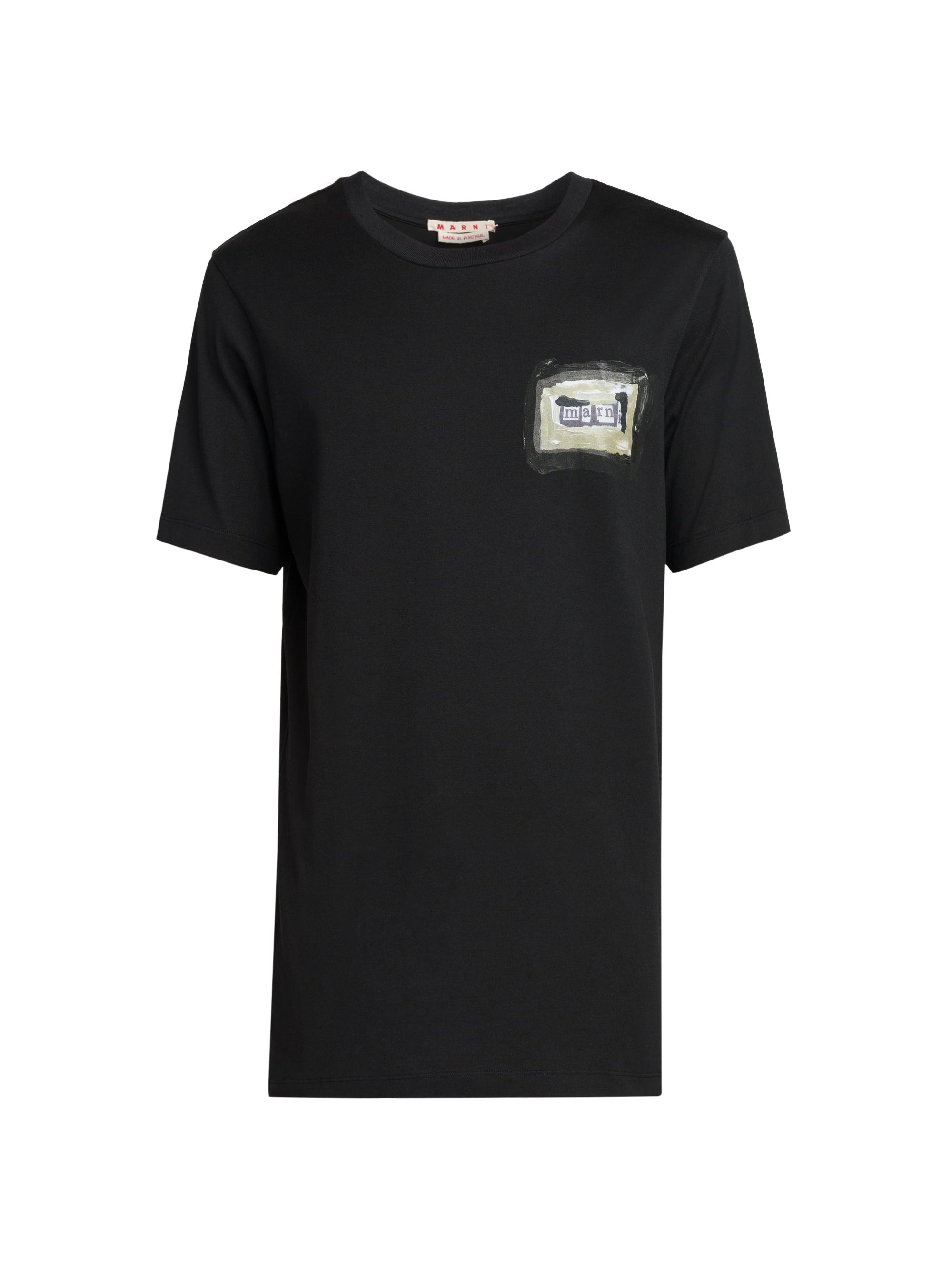 Marni Logo Crewneck T-Shirt | Saks Fifth Avenue