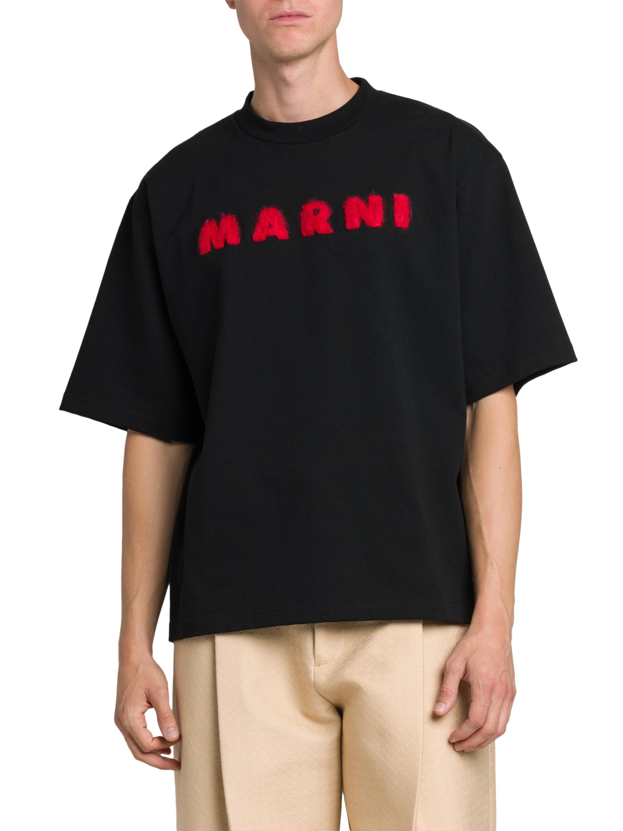 Marni ロゴTシャツ Marni Logo Crewneck T-Shirt | Saks Fifth Avenue