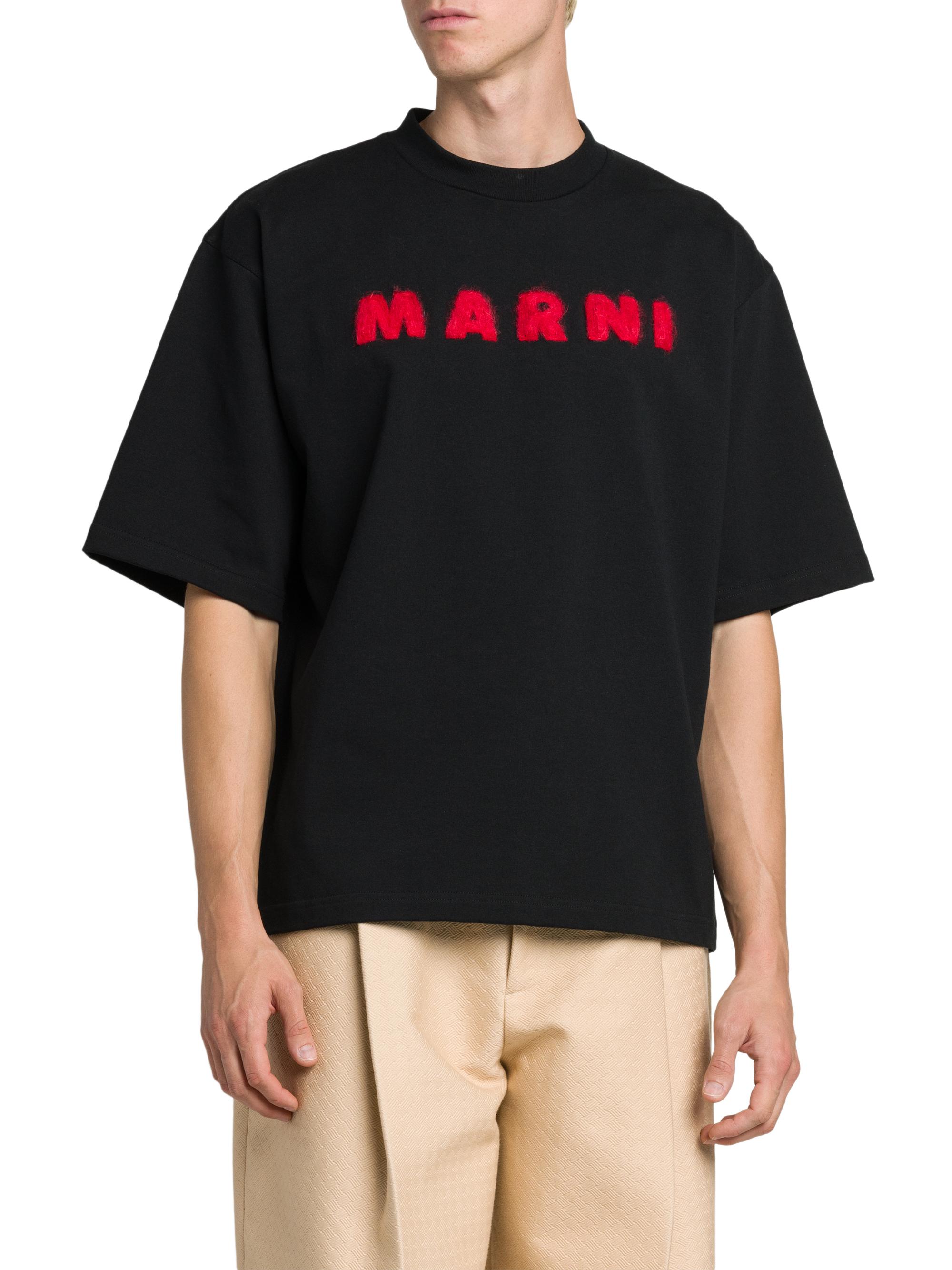 Marni ロゴTシャツ Marni Logo Crewneck T-Shirt | Saks Fifth Avenue