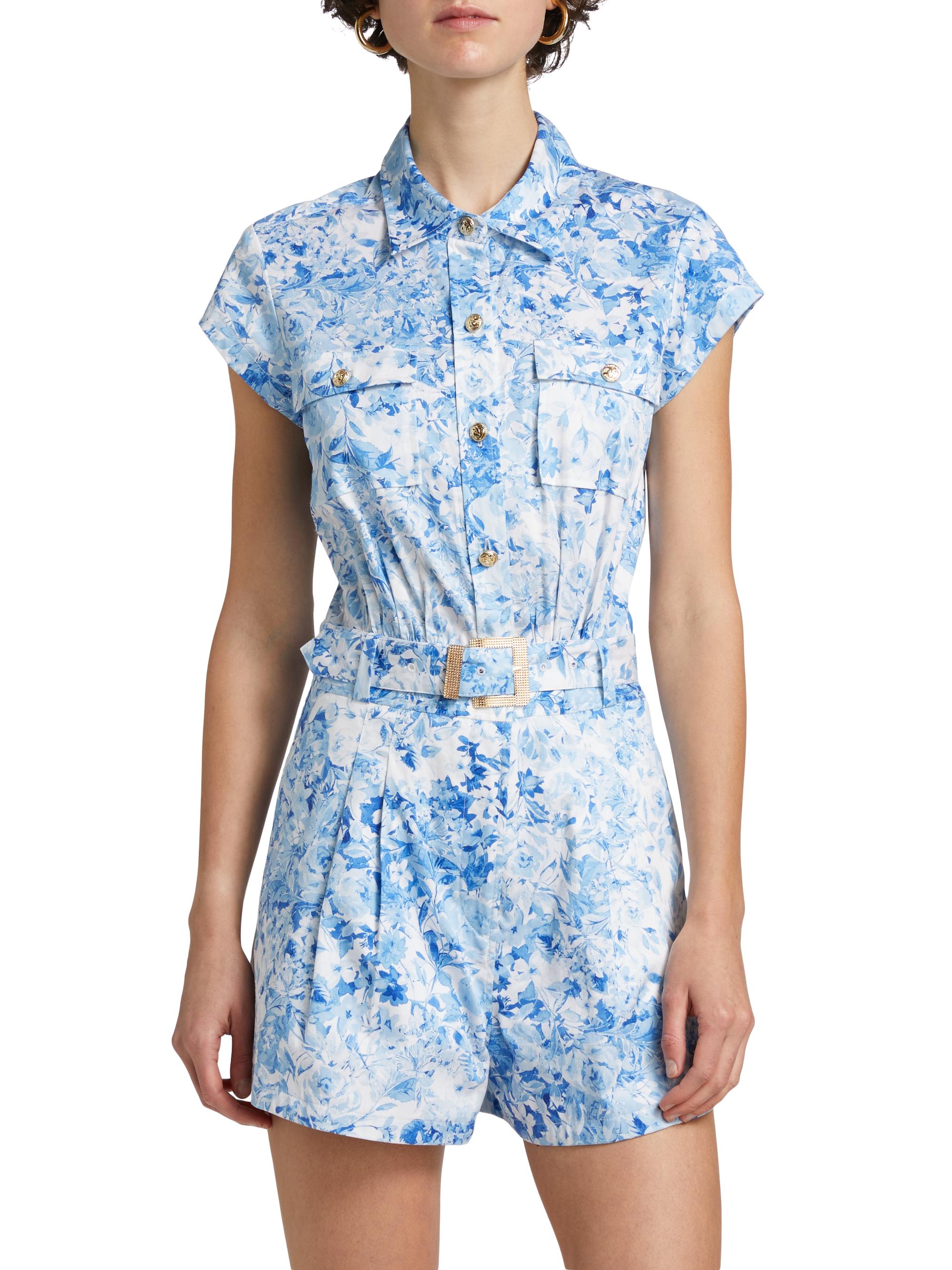 Morgan Floral Poplin Romper