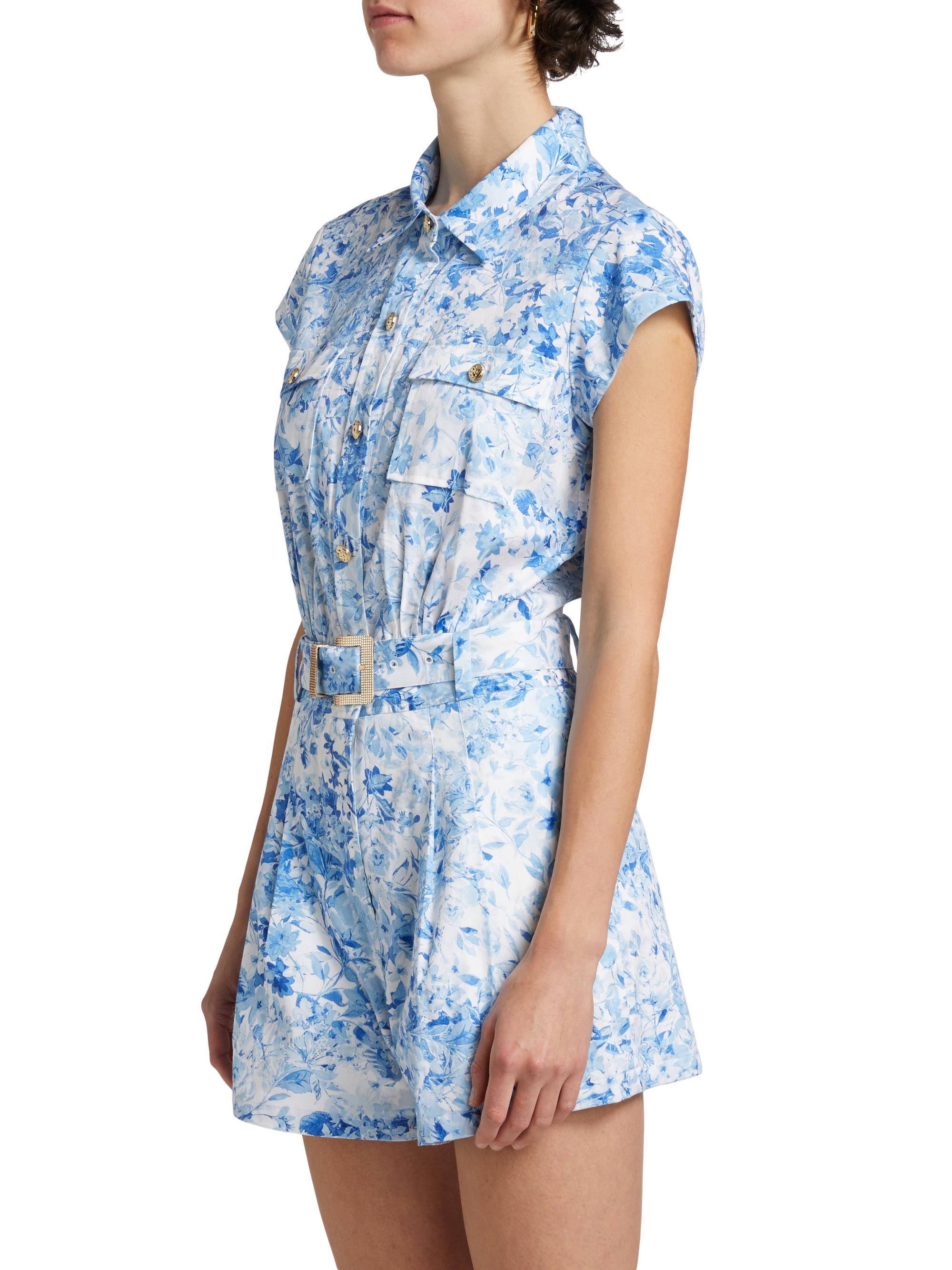 Morgan Floral Poplin Romper
