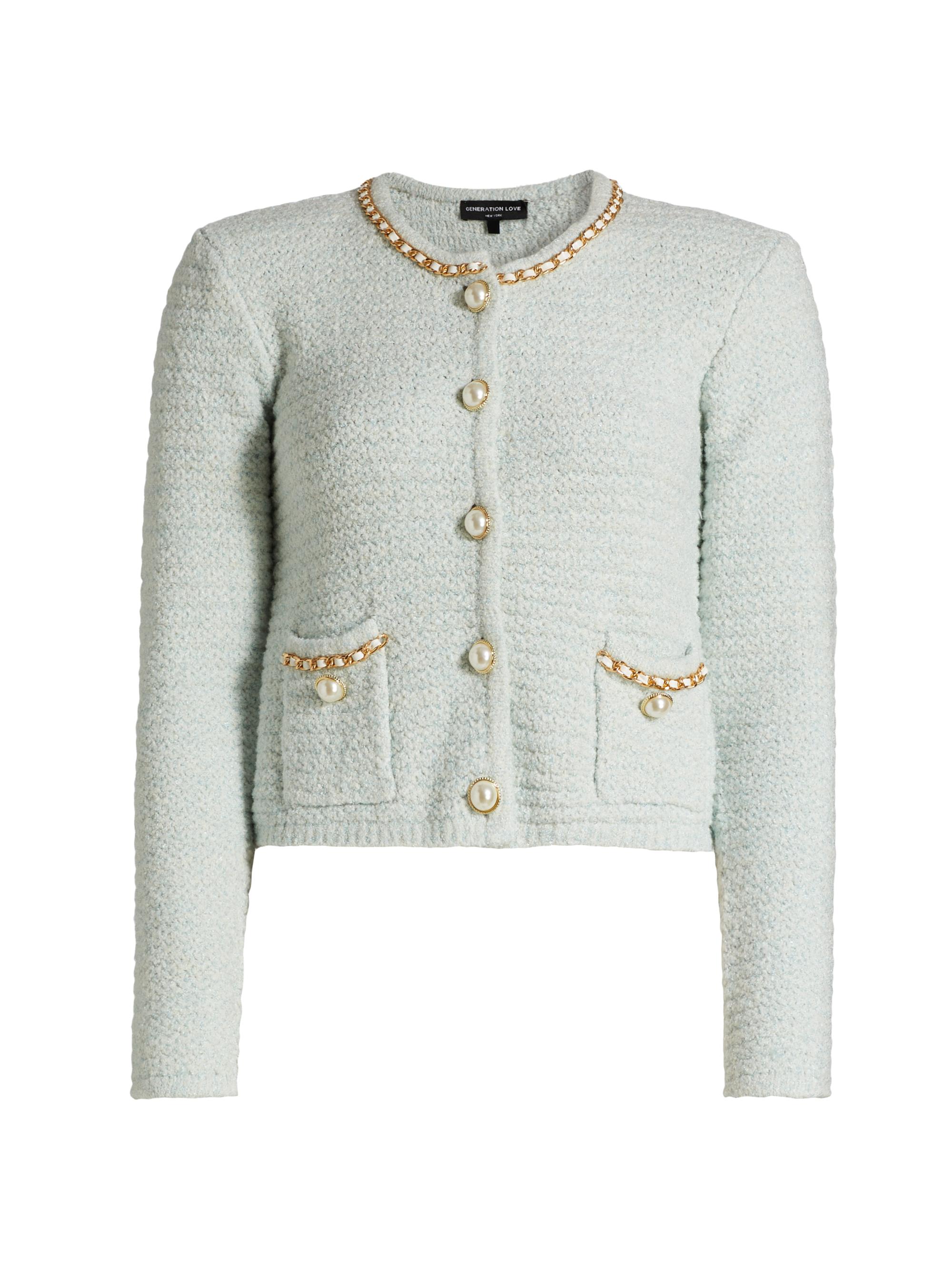 EXCLUSIVE】ALLEGE Rib Cardigan SAX EXCLUSIVE】ALLEGE Rib