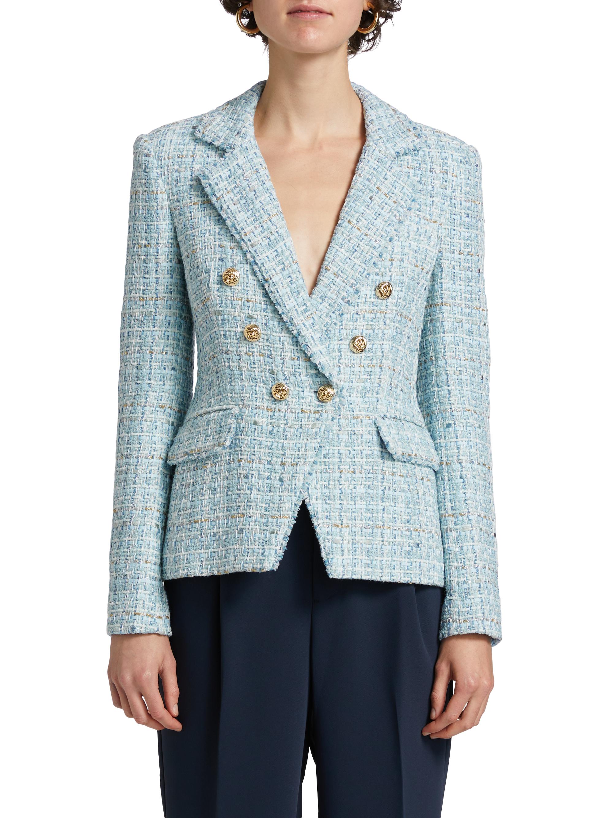 Generation Love Eliza Tweed Double-Breasted Blazer | Saks Fifth Avenue