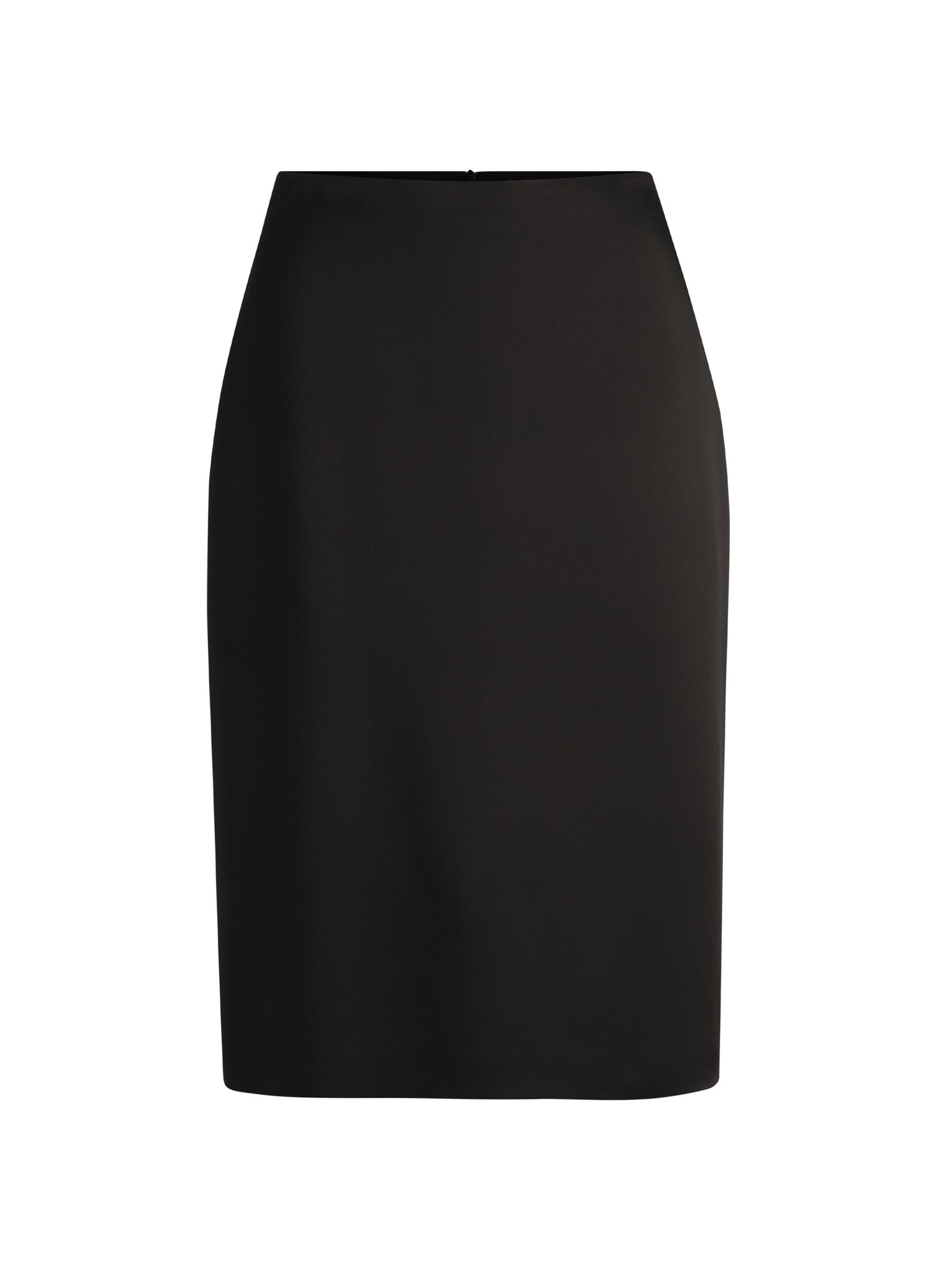 BOSS Women's Pencil Skirt in Lustrous Fabric - Black