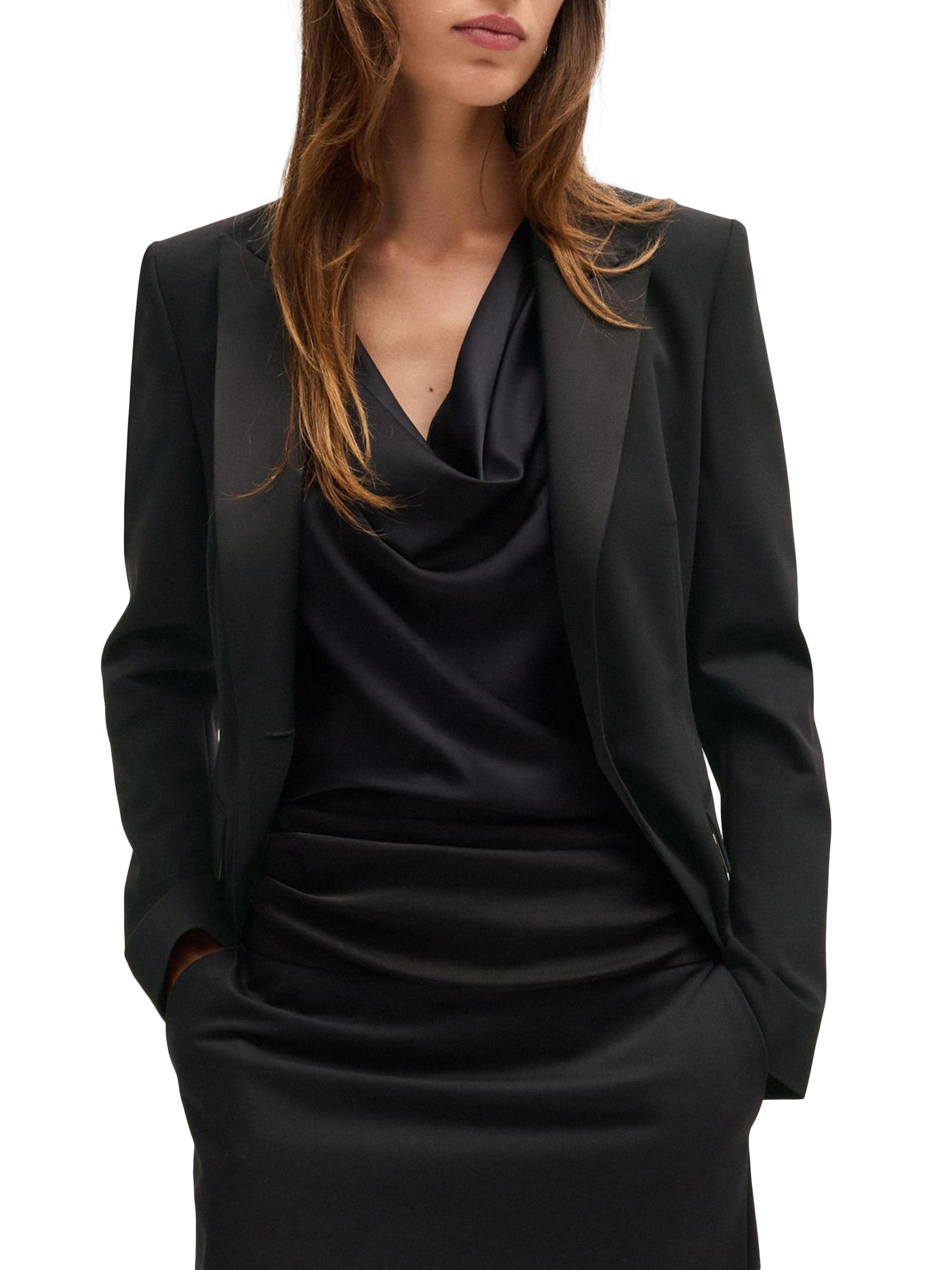 BOSS Women's Slim-Fit Tuxedo Jacket - Black