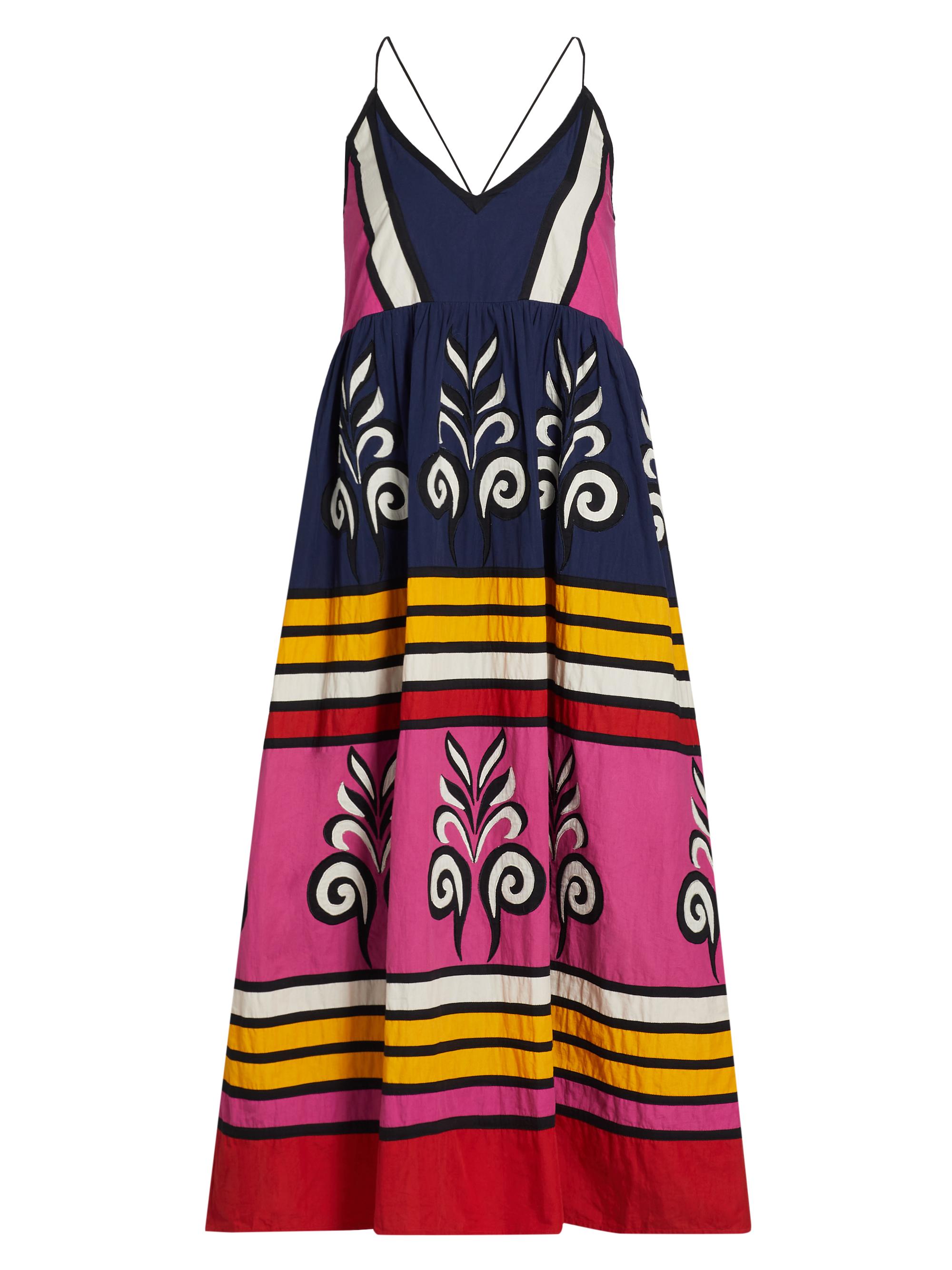 Carolina K Women's Antonella Striped Cotton Midi-Dress