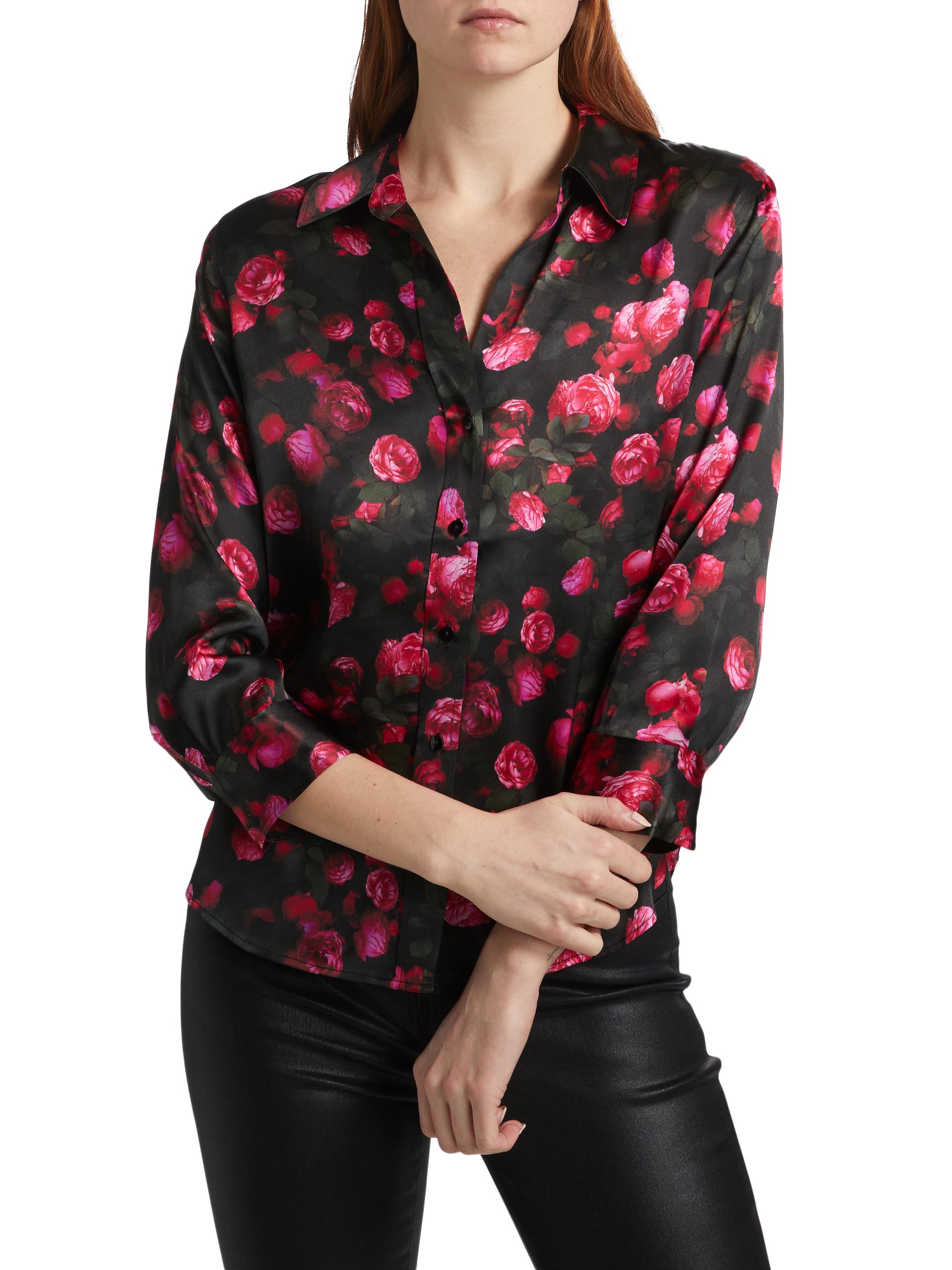 Floral Tapestry Dani Blouse - Floral